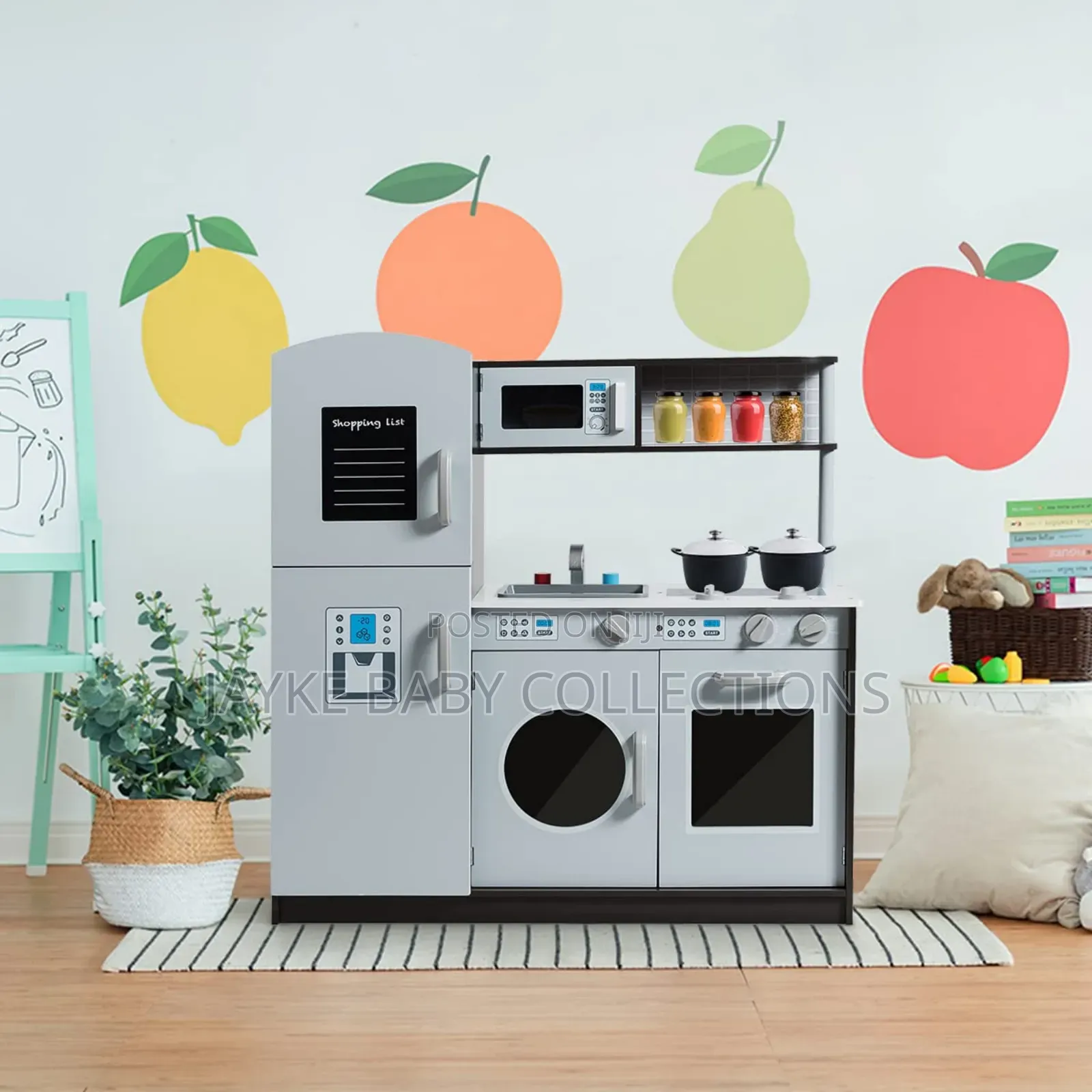 Wooden Pretend Kitchen Set