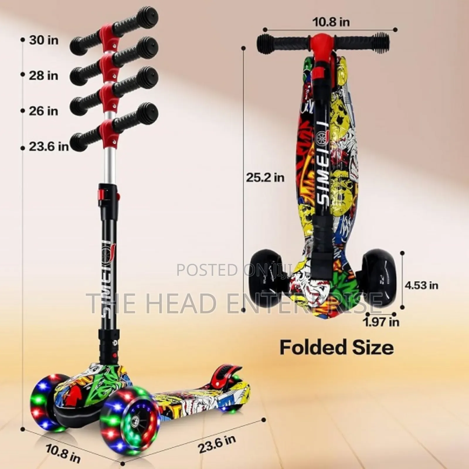 Kids Scooter With**Adjustable Heights