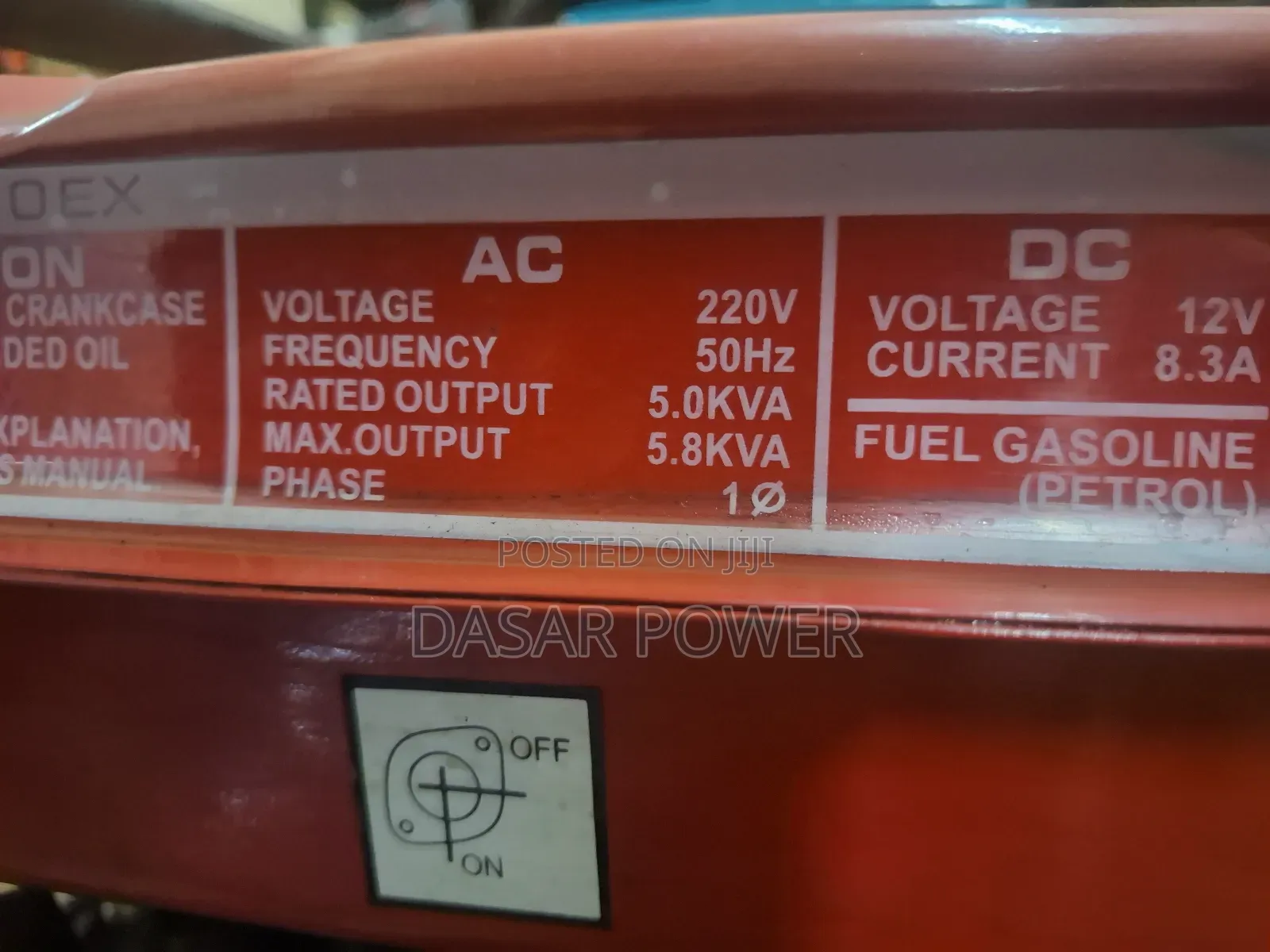 6kva Generator for Hire