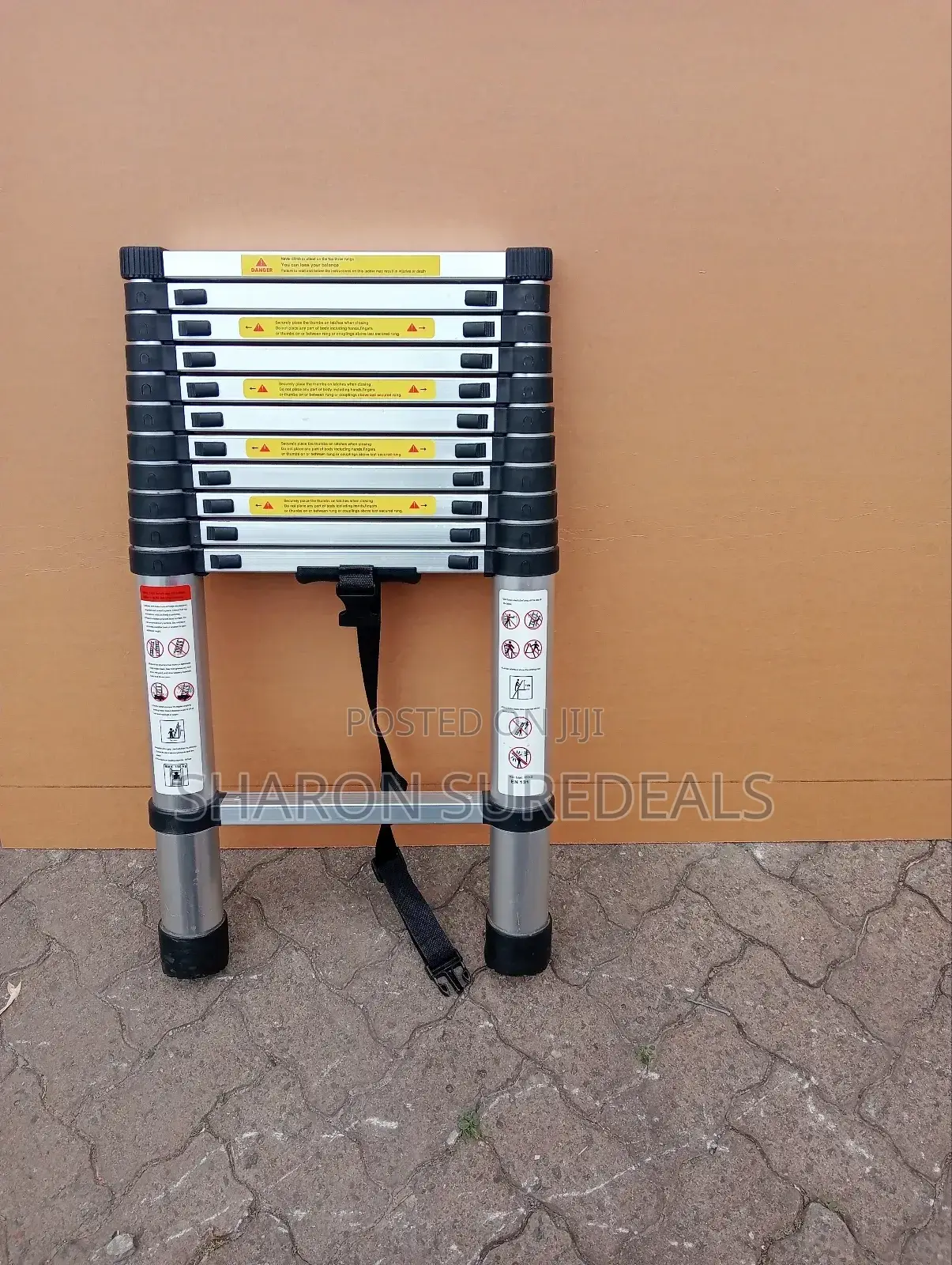 Aluminium Single Step/Telescopic Ladder 2.0m