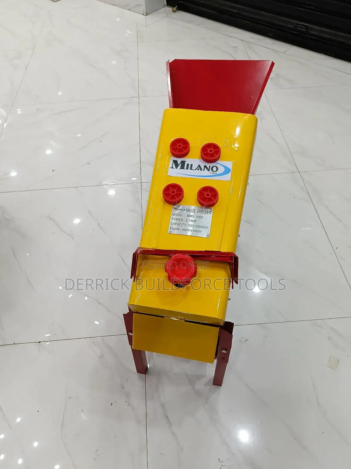 Complete Milano Maize Sheller 0.75 Electric Motor