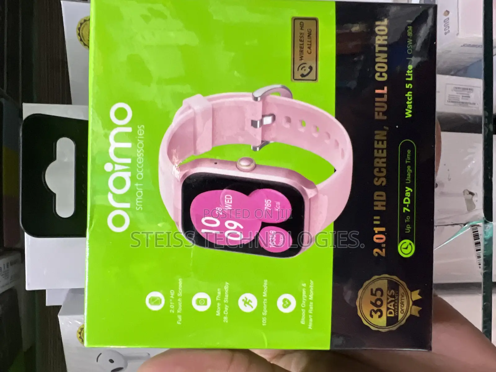 Pink Oraimo Watch 5lite