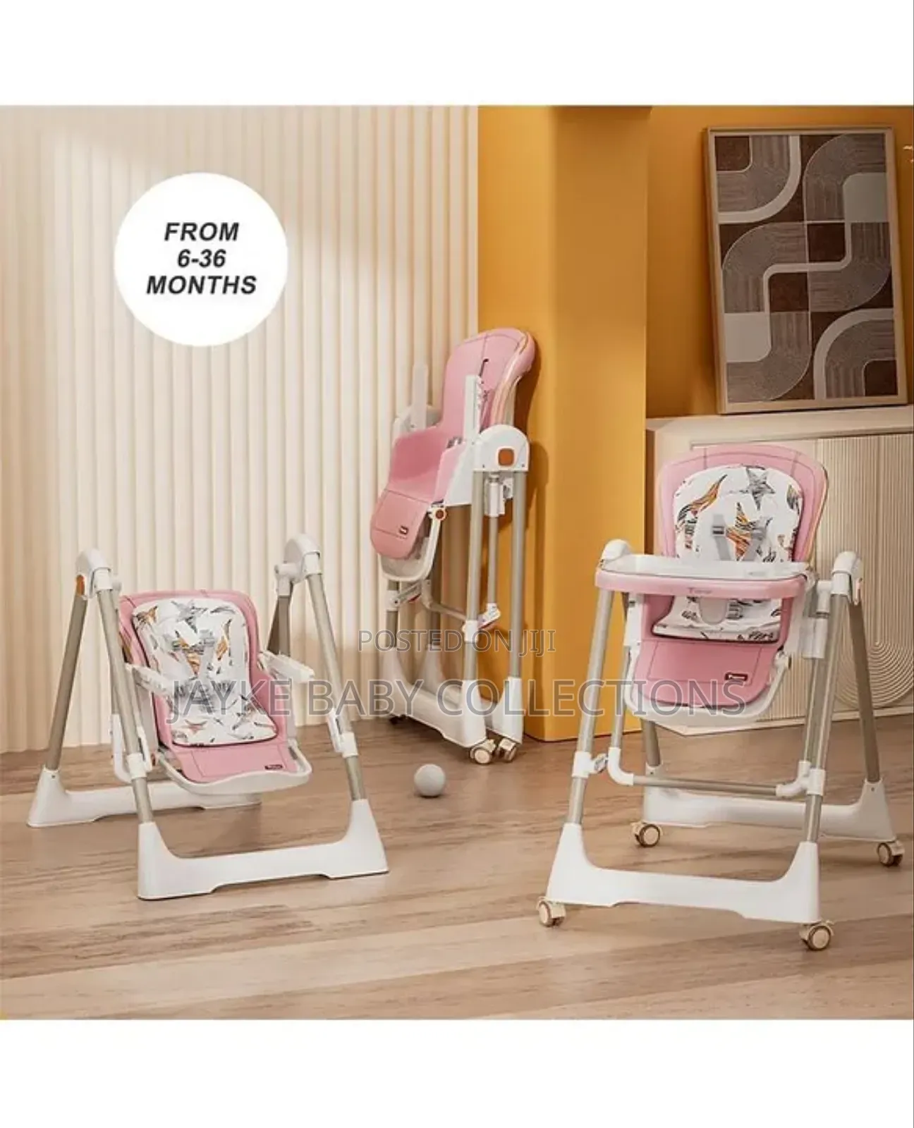 5-in-1 Baby Swing With High Chair