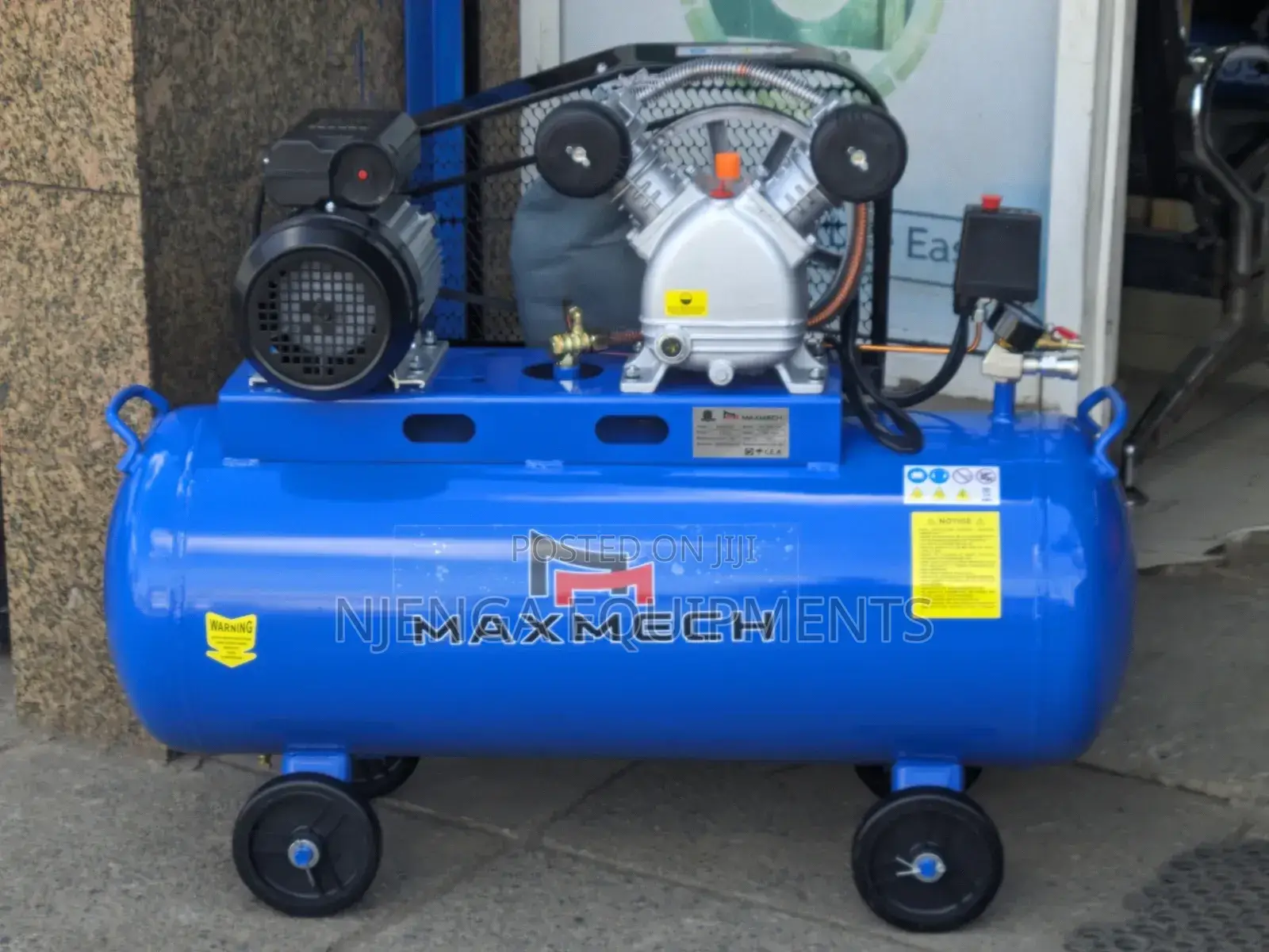 Heavy-Duty 100l Maxmech Air Compressor