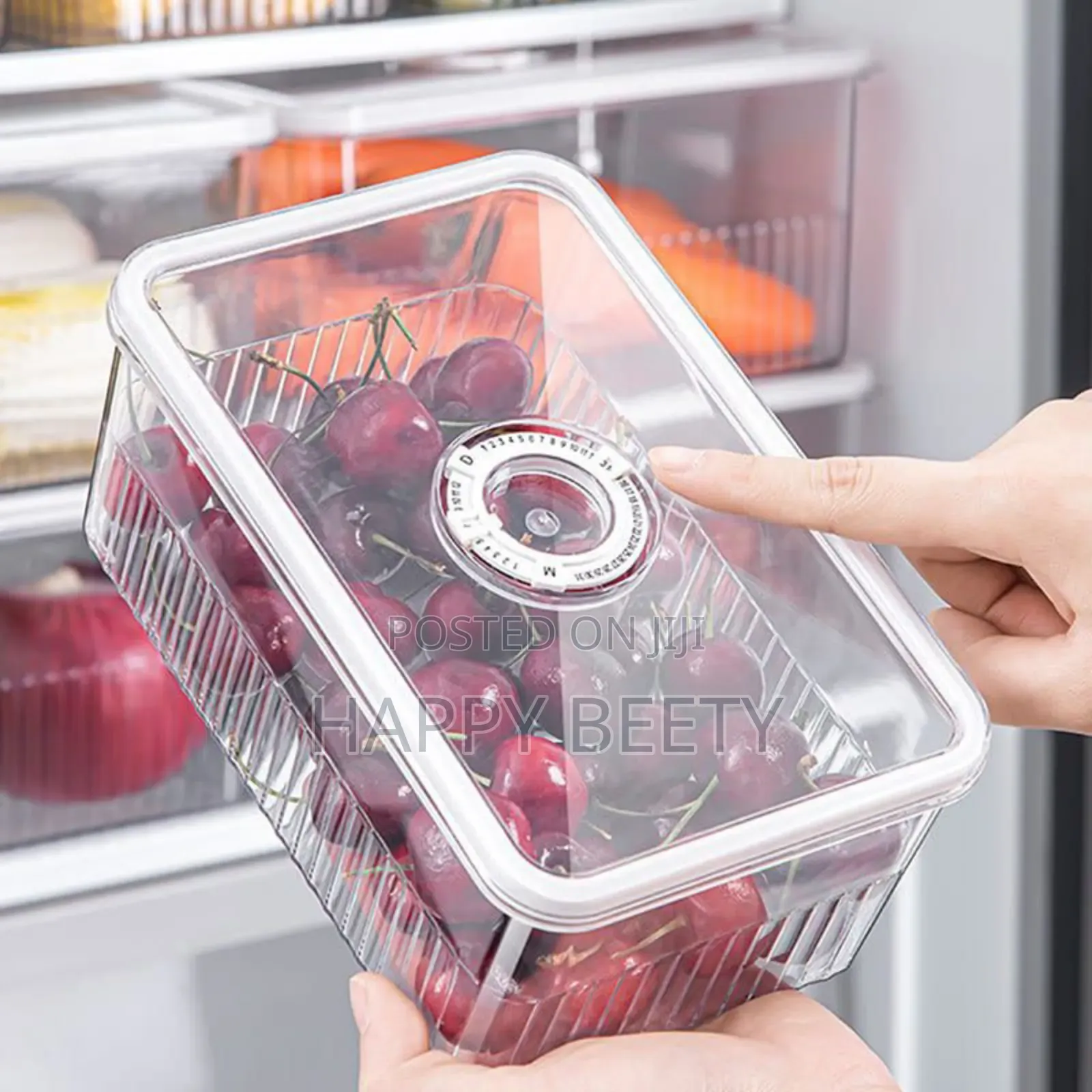 *Acrylic Transparent Fridge Organizer*
*Set of 3 PCS Kes