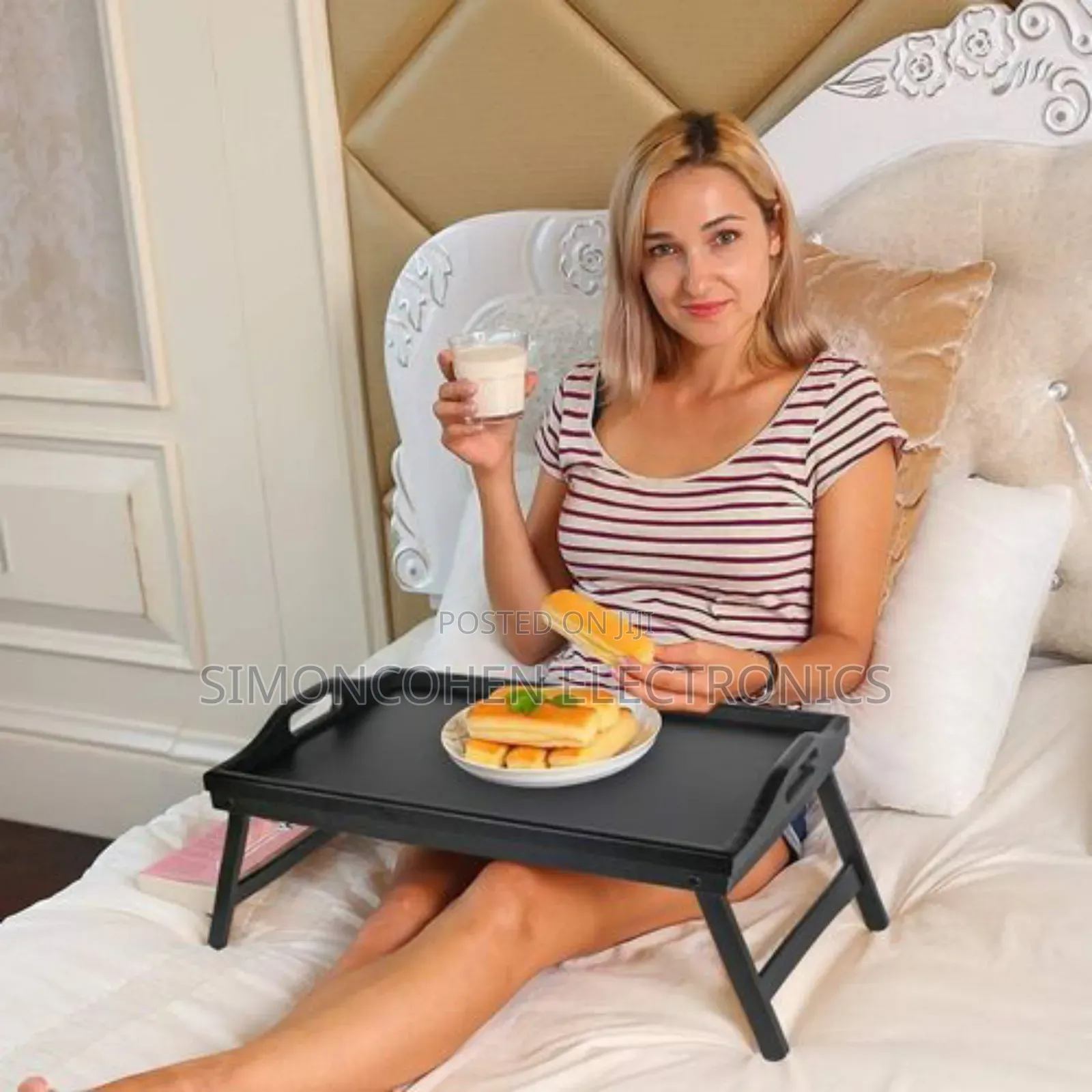 Multipurpose Foldable Bamboo Tray