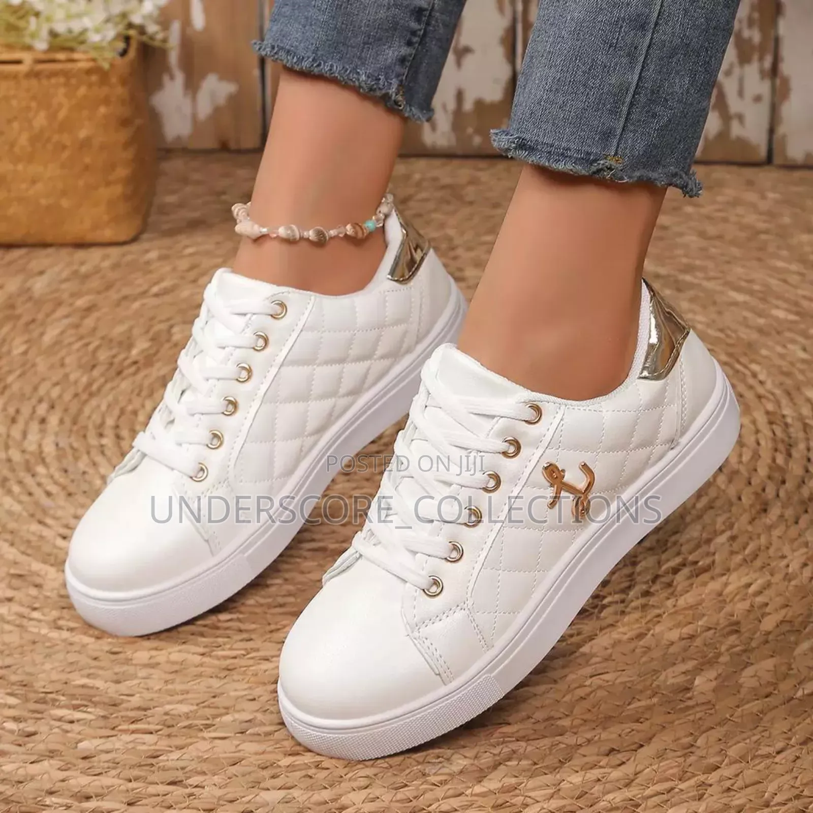 Black,White Closed Shoes