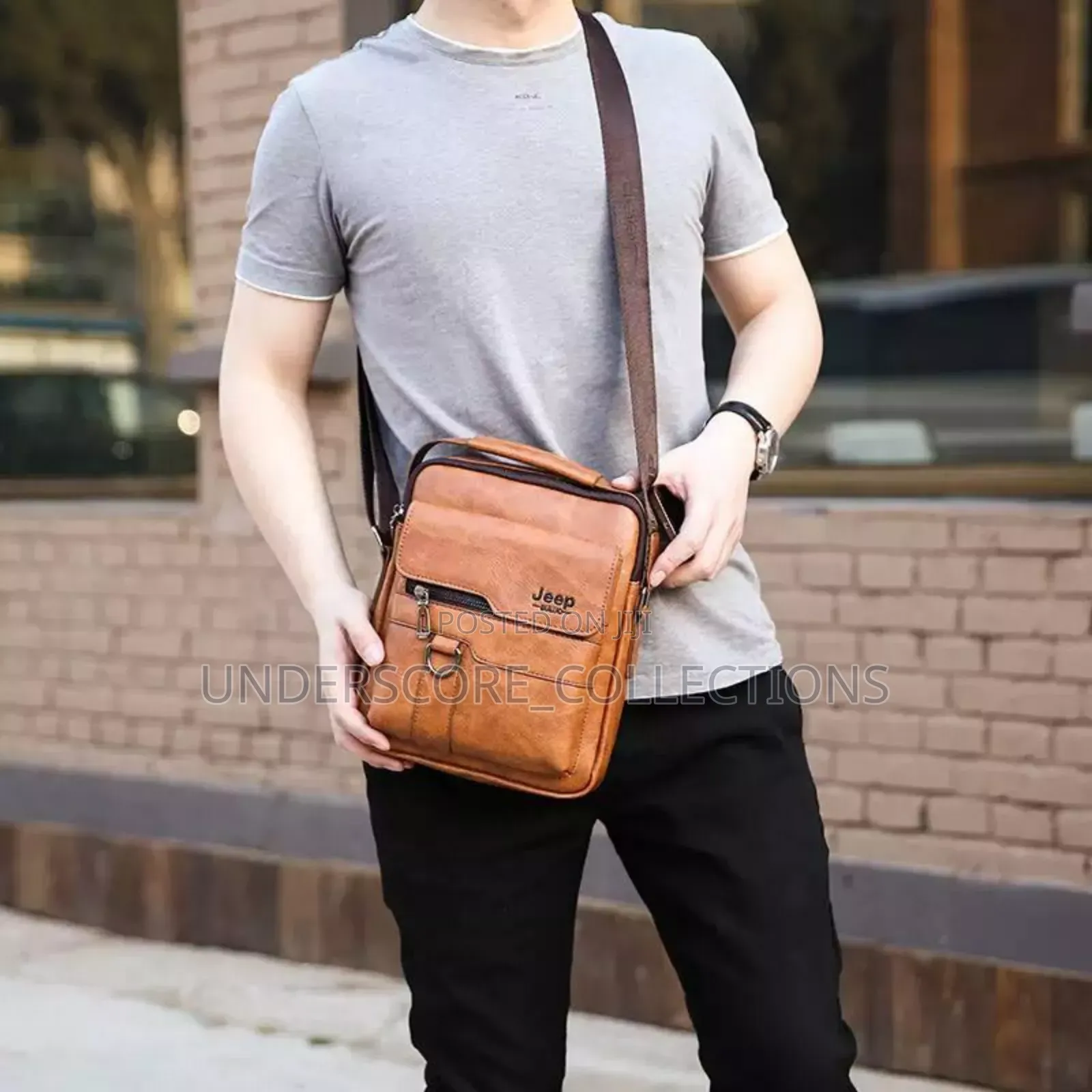 Light Brown Messenger Bag