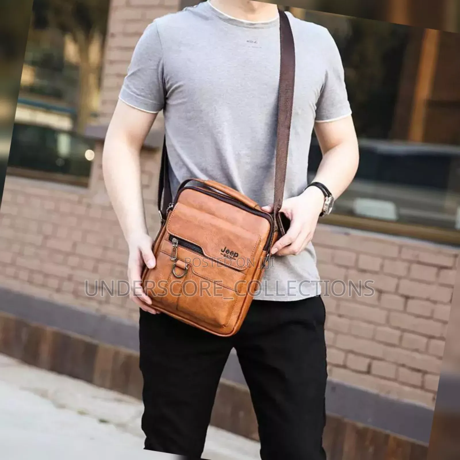 Light Brown Messenger Bag