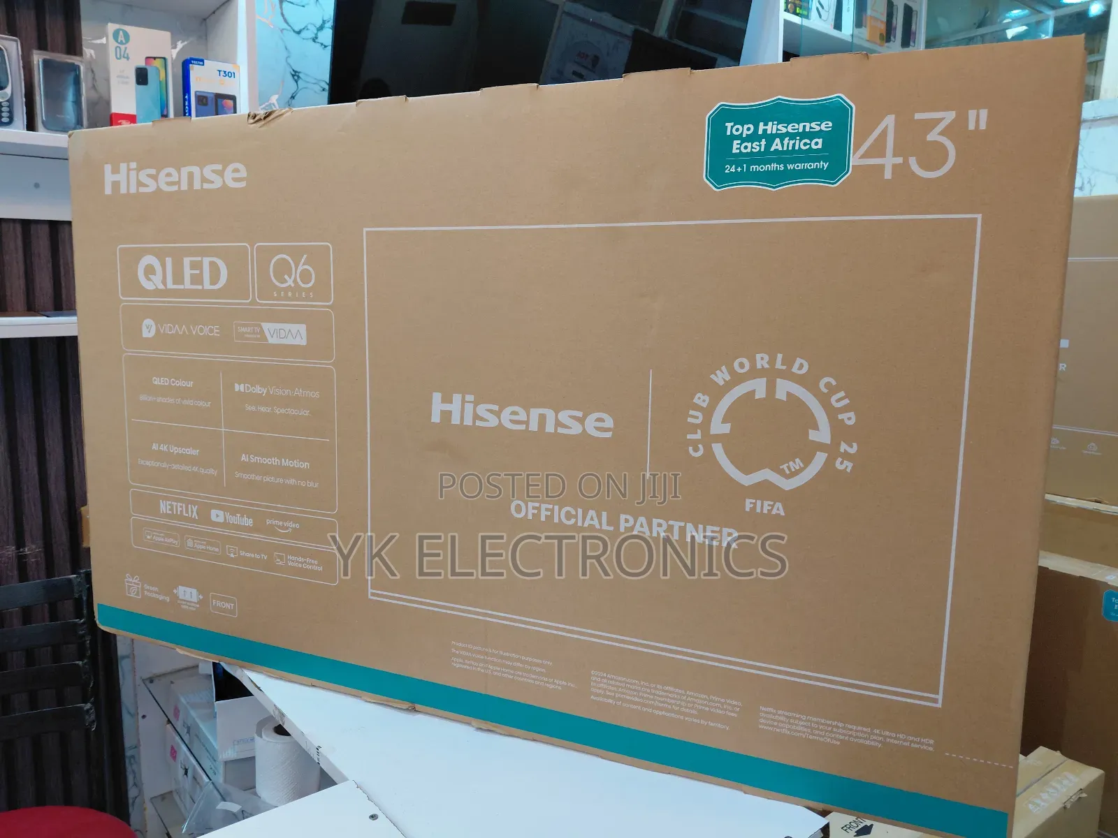 Hisense 43 Inch Smart Qled TV 43q6qken