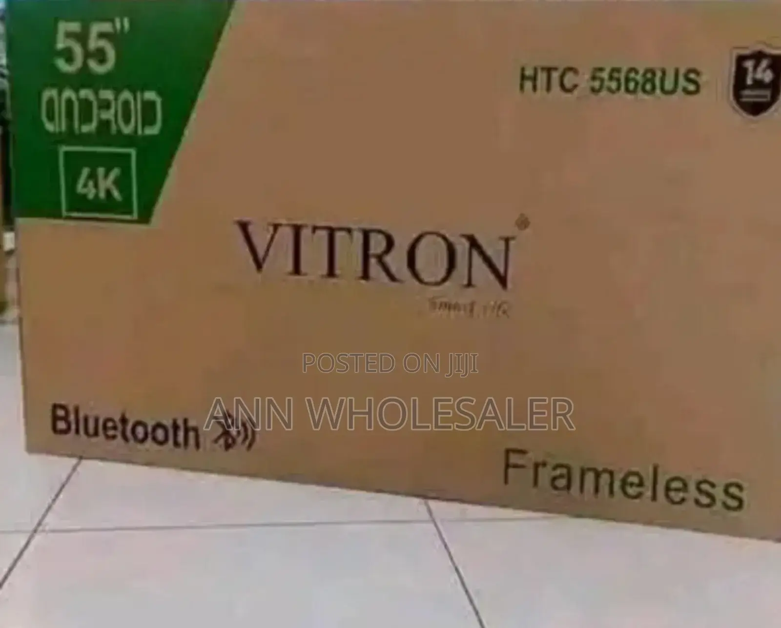 Flameless Vitron 55 Inch Smart Android Tv Youtube /Bluetooth