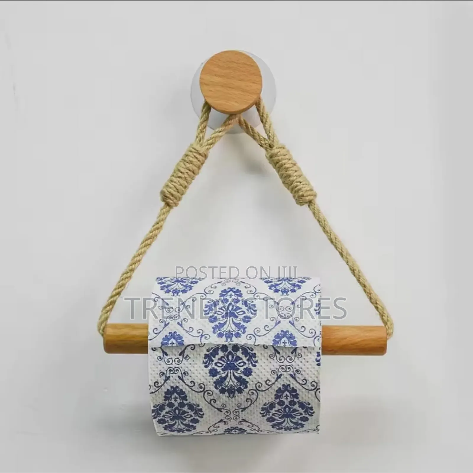 Bamboo Paper Towel Holder