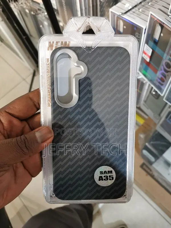 Carbon Case for Samsung Galaxy A35 - Black