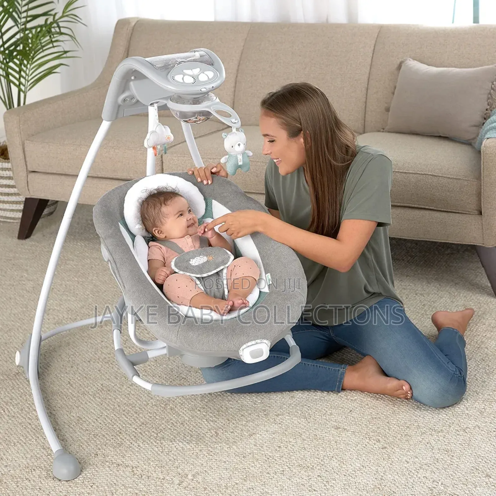 Ingenuity Inlighten Soothing Swing Rocker – 2-In1