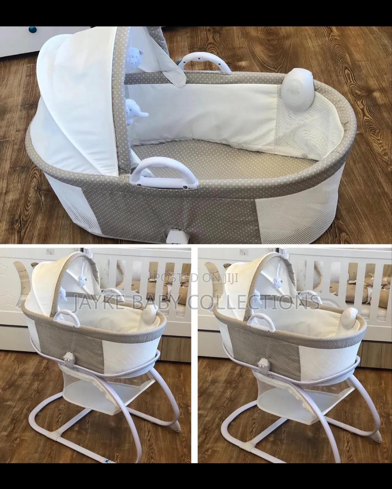 Deluxe 2-in-1 Moses Bassinet- Comfort, Portability Style