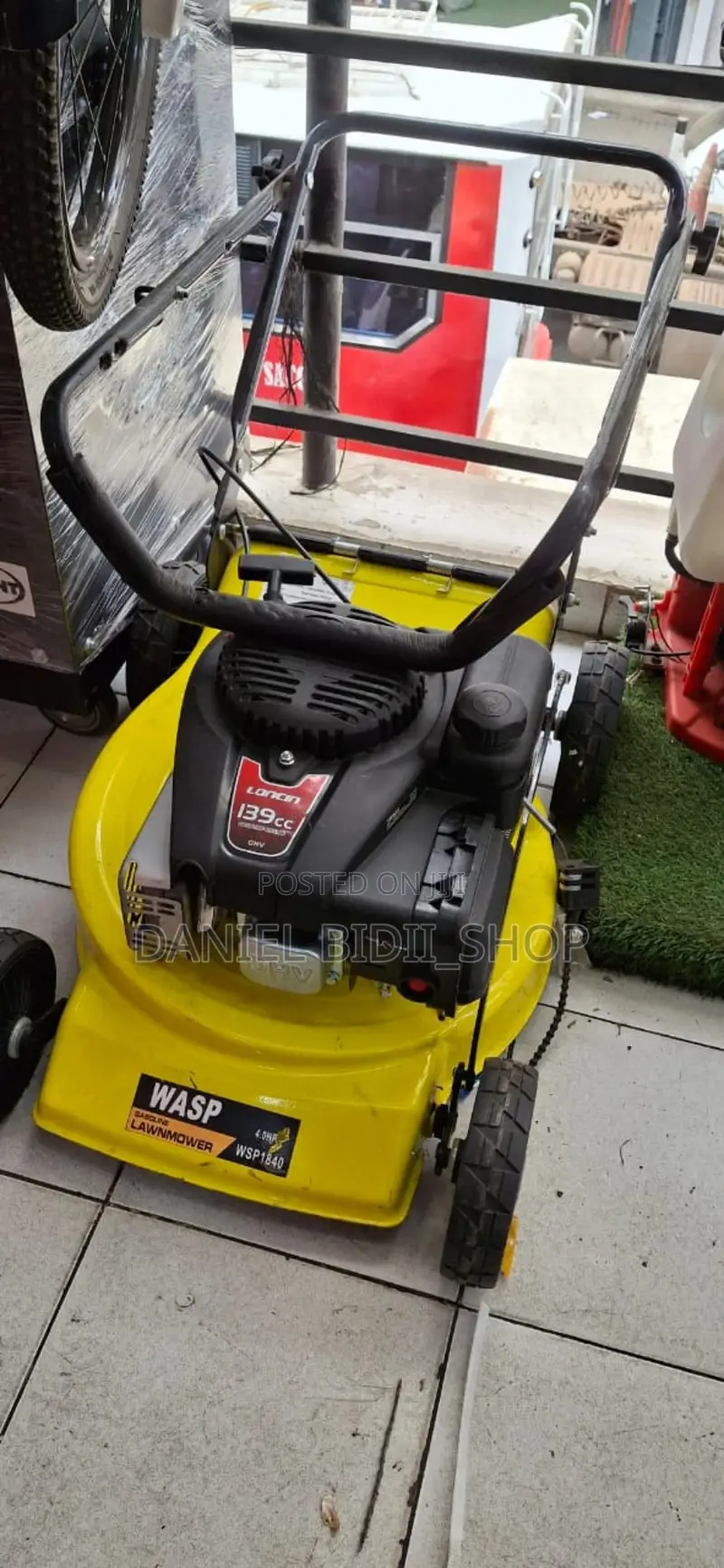 Partial Used Petrol Lawn Mower 4hp 139cc