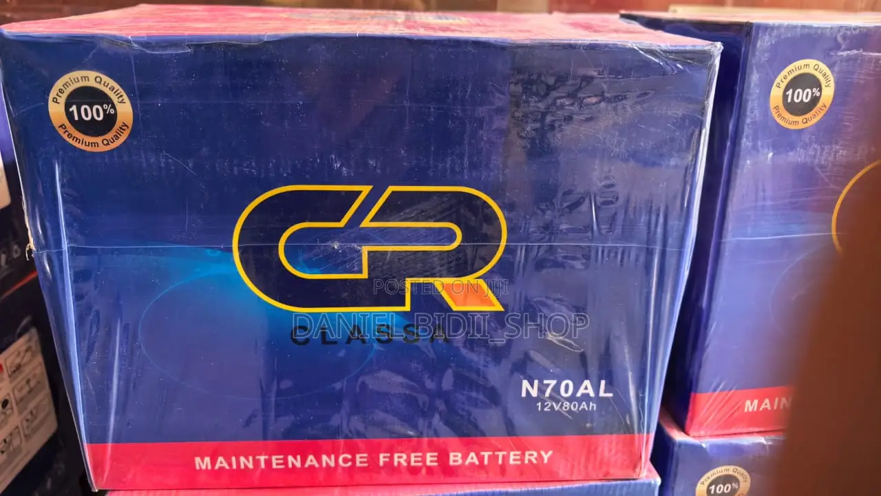 Cr N70 Left Car Battery Free Maintenance