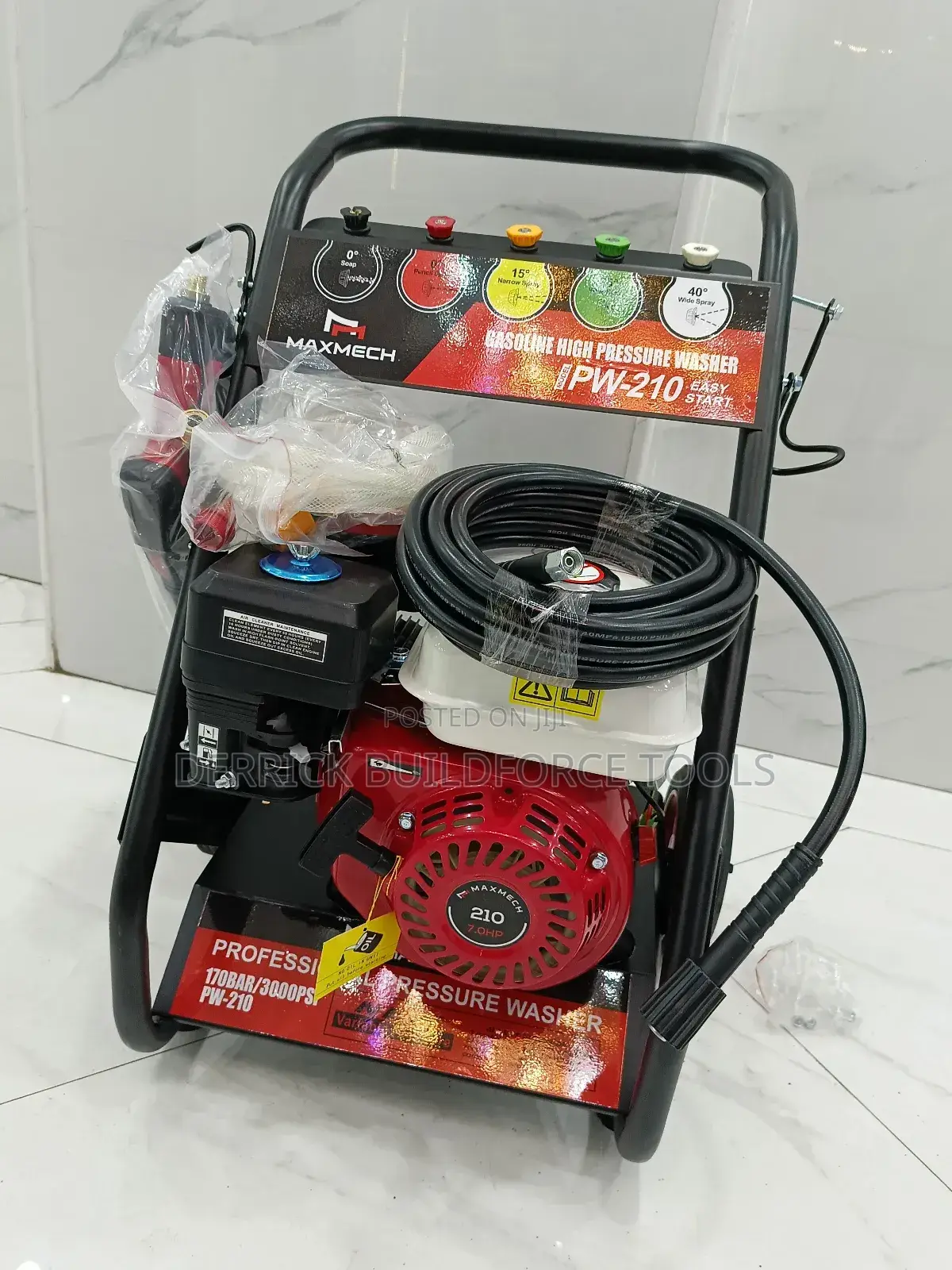 Maxmech 300psi 7.0hp Gasoline High Pressure Washer Quality