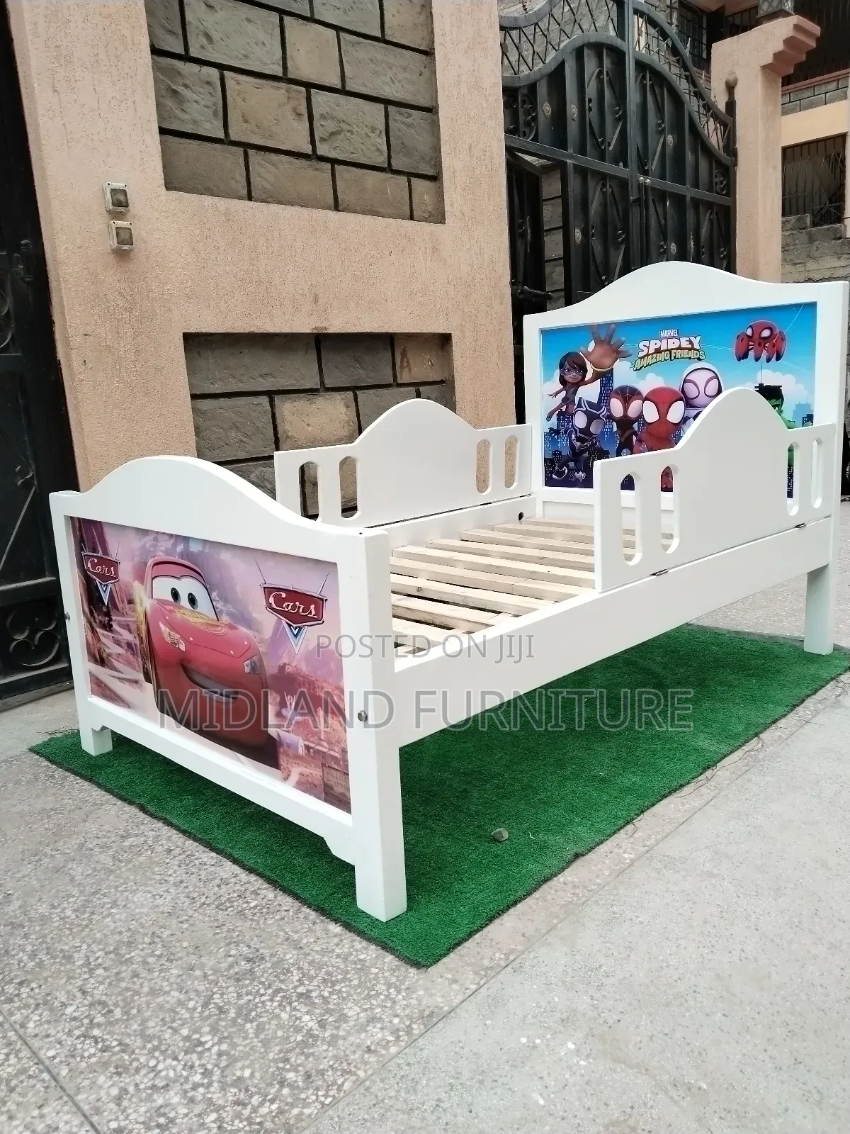 Children Bed With Cartoon Image
