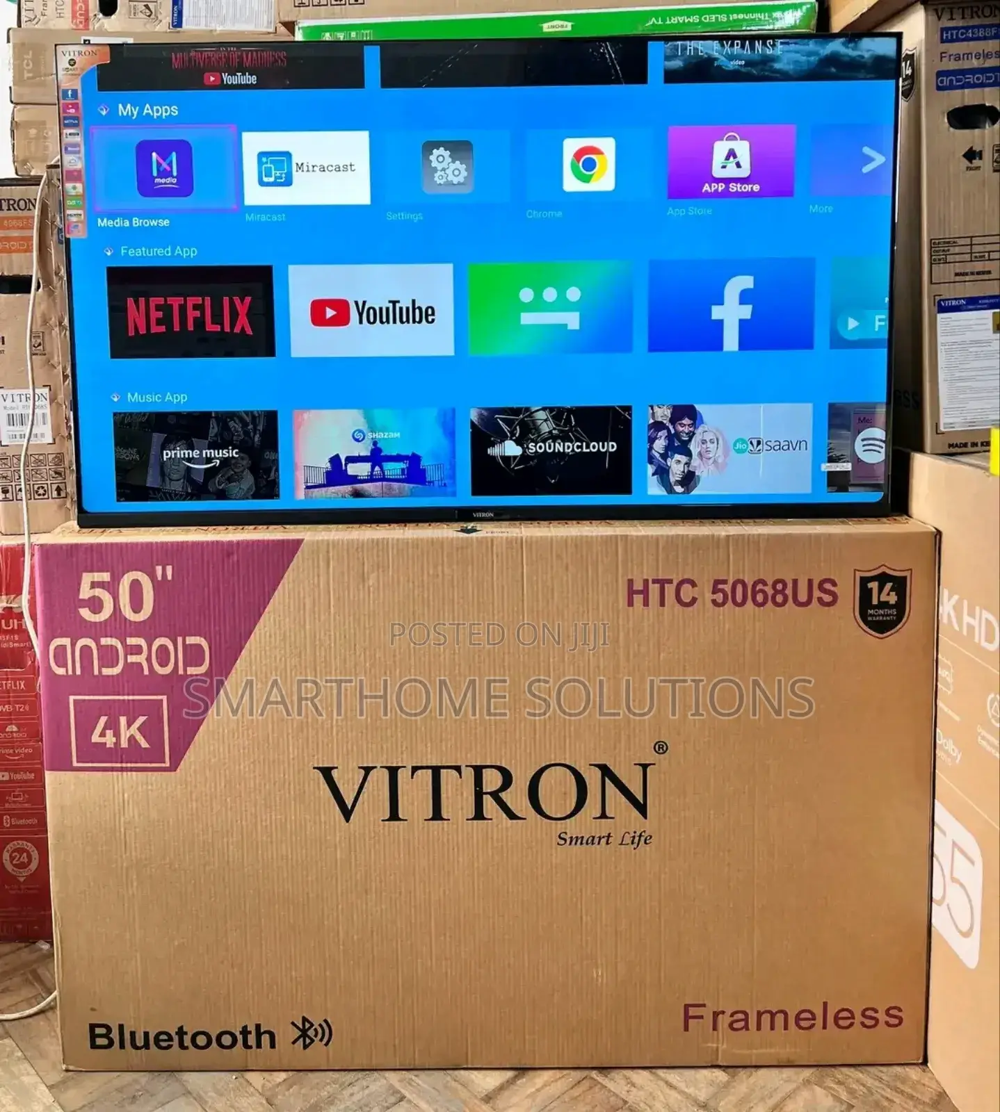 Vitron 50 Inches You Tube Android and Netflix