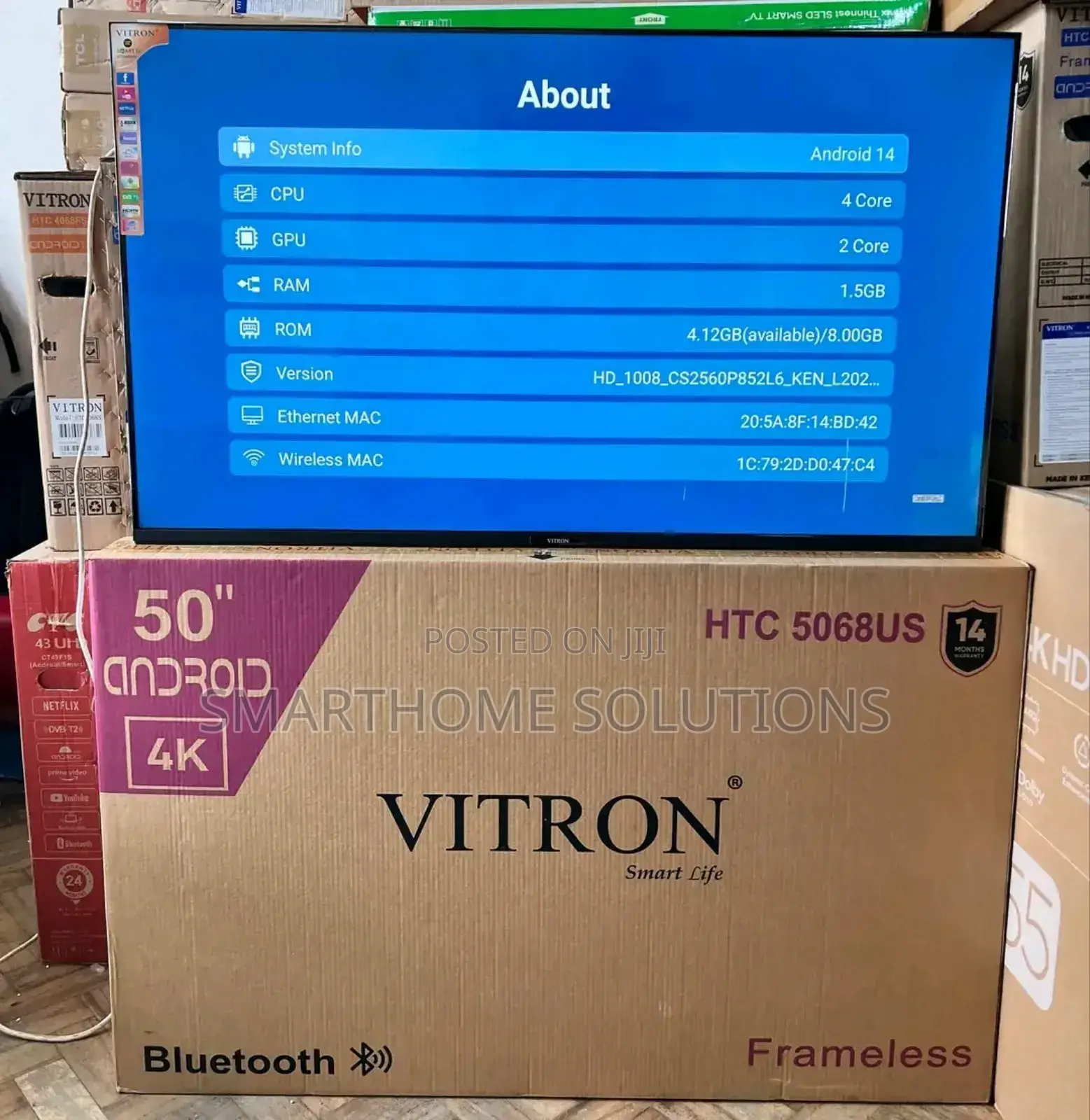 Vitron 50 Inches You Tube Android and Netflix