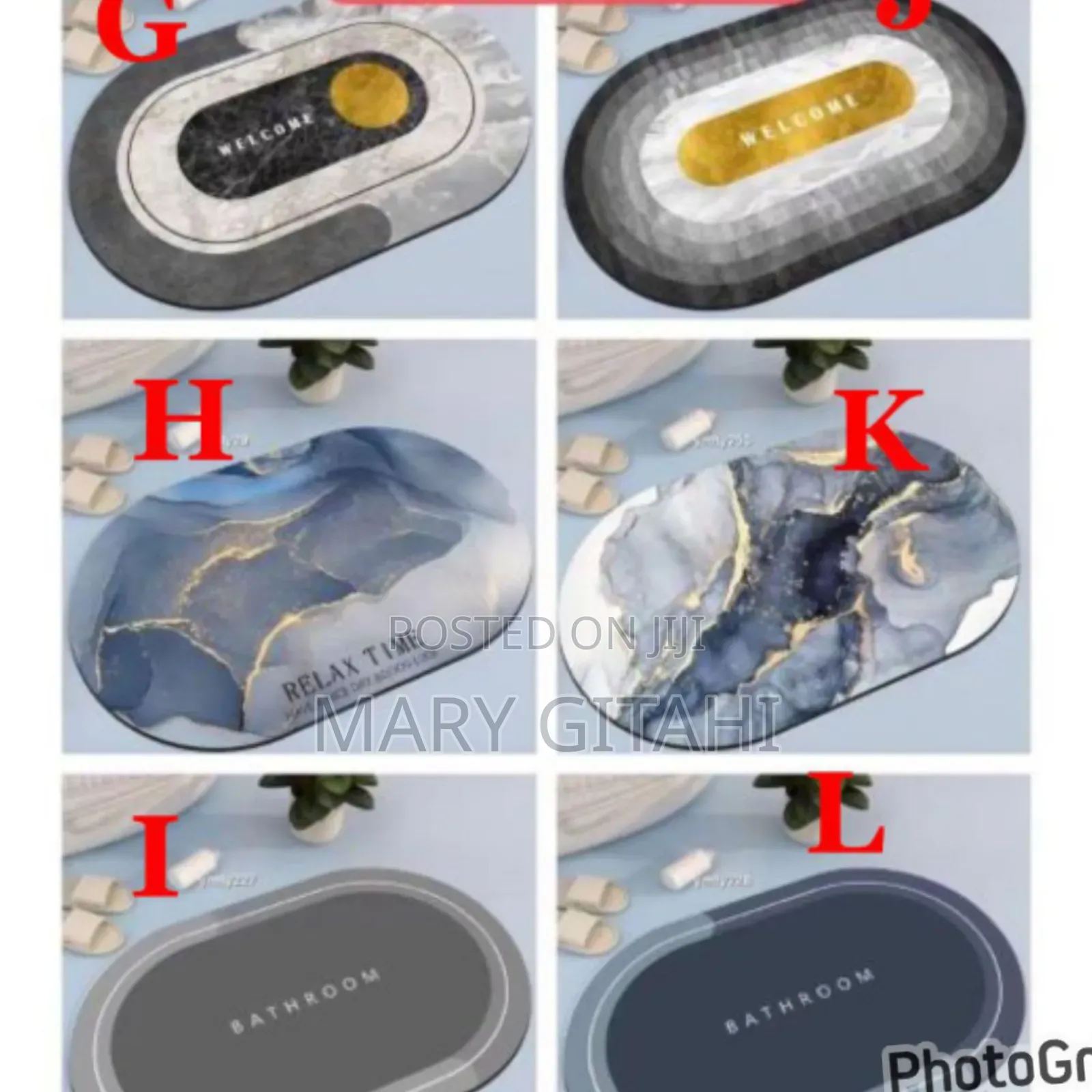 Best Antislip Absorbent Mat Rubber Bottom*
