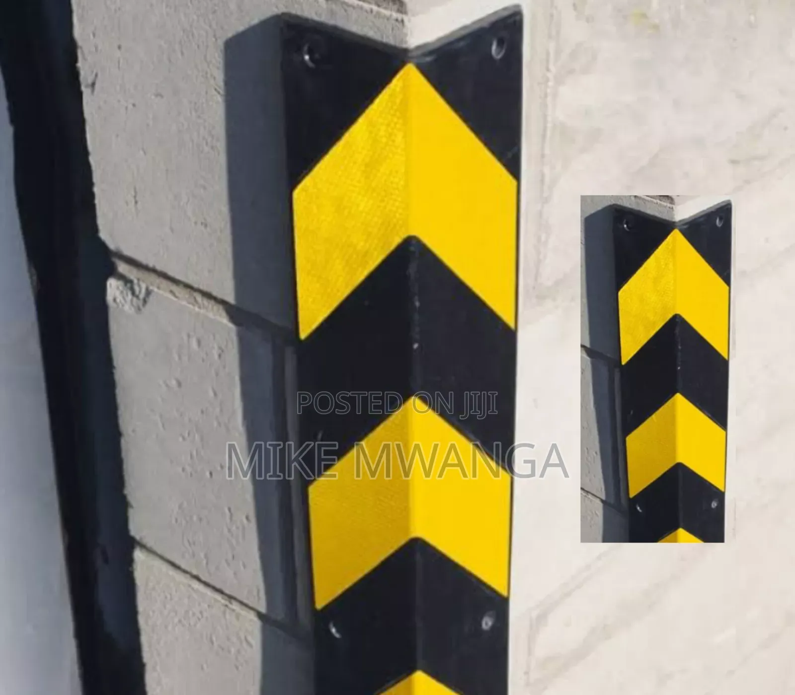 Pillar Guard Rubber Corner