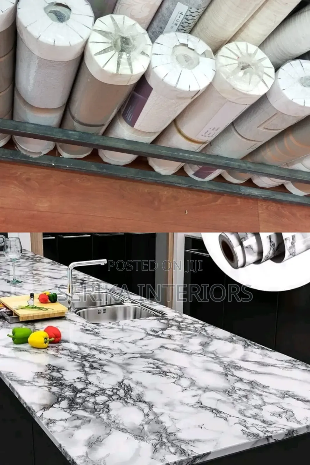 Kitchen Contact Paper Waterproof Environmental Friendly
