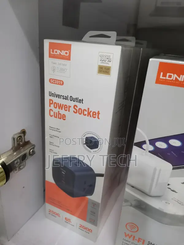 Ldnio Sc3319 6-in-1 65w Power Socket Cube Fast Universal