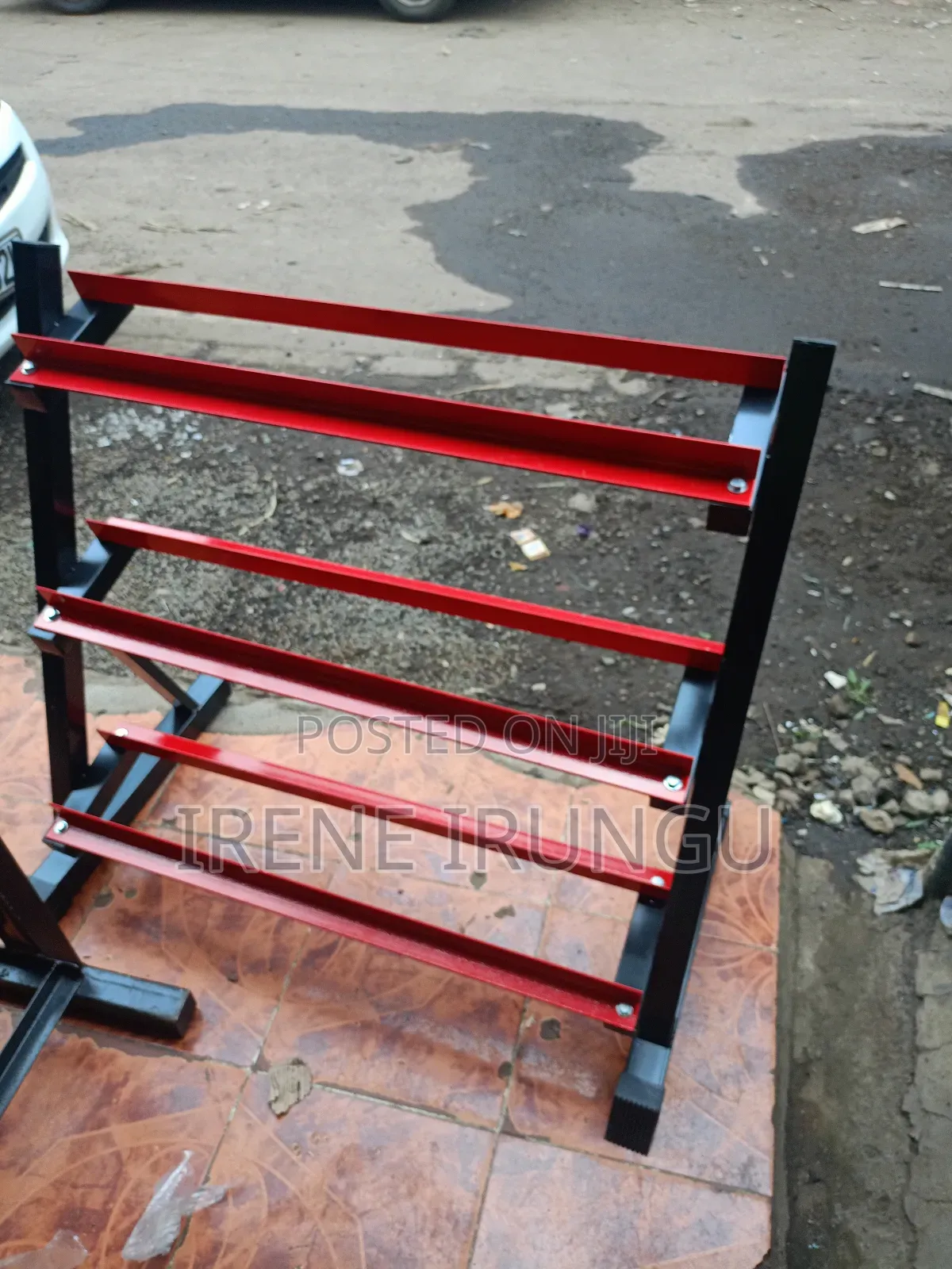 Stable Dumbbells/Weight Rack