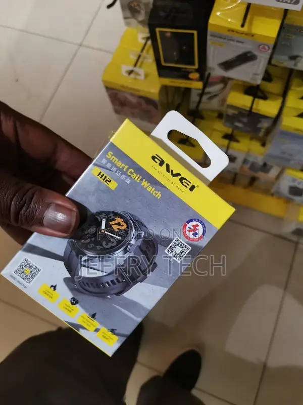 Awei H12 Smart Watches Full Touch Screen Sports Fitness Blue