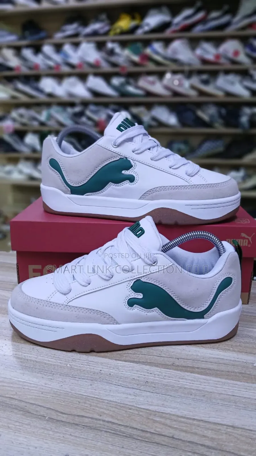 White Puma Sneakers