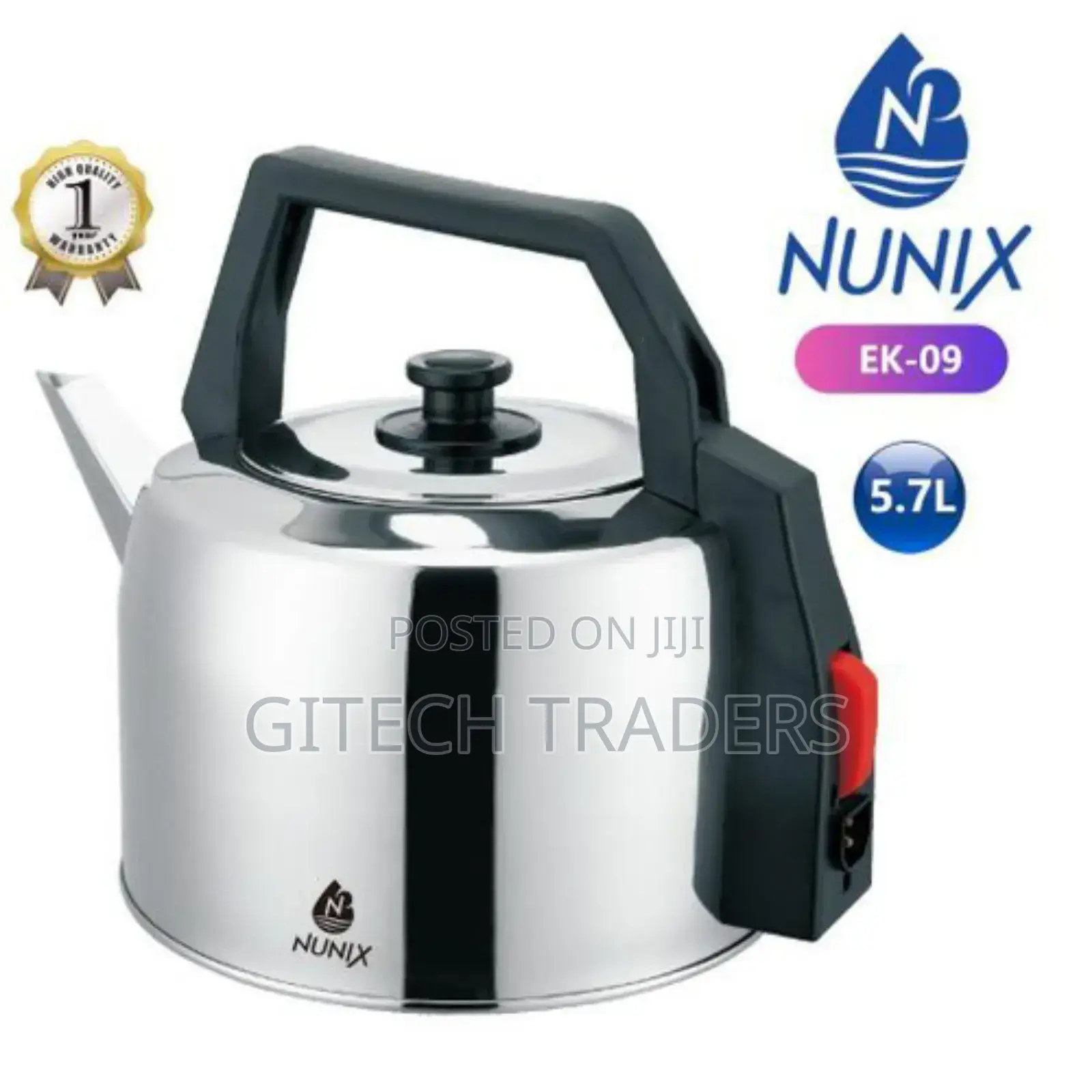 Nunix Electric Kettle 4.5ltrs