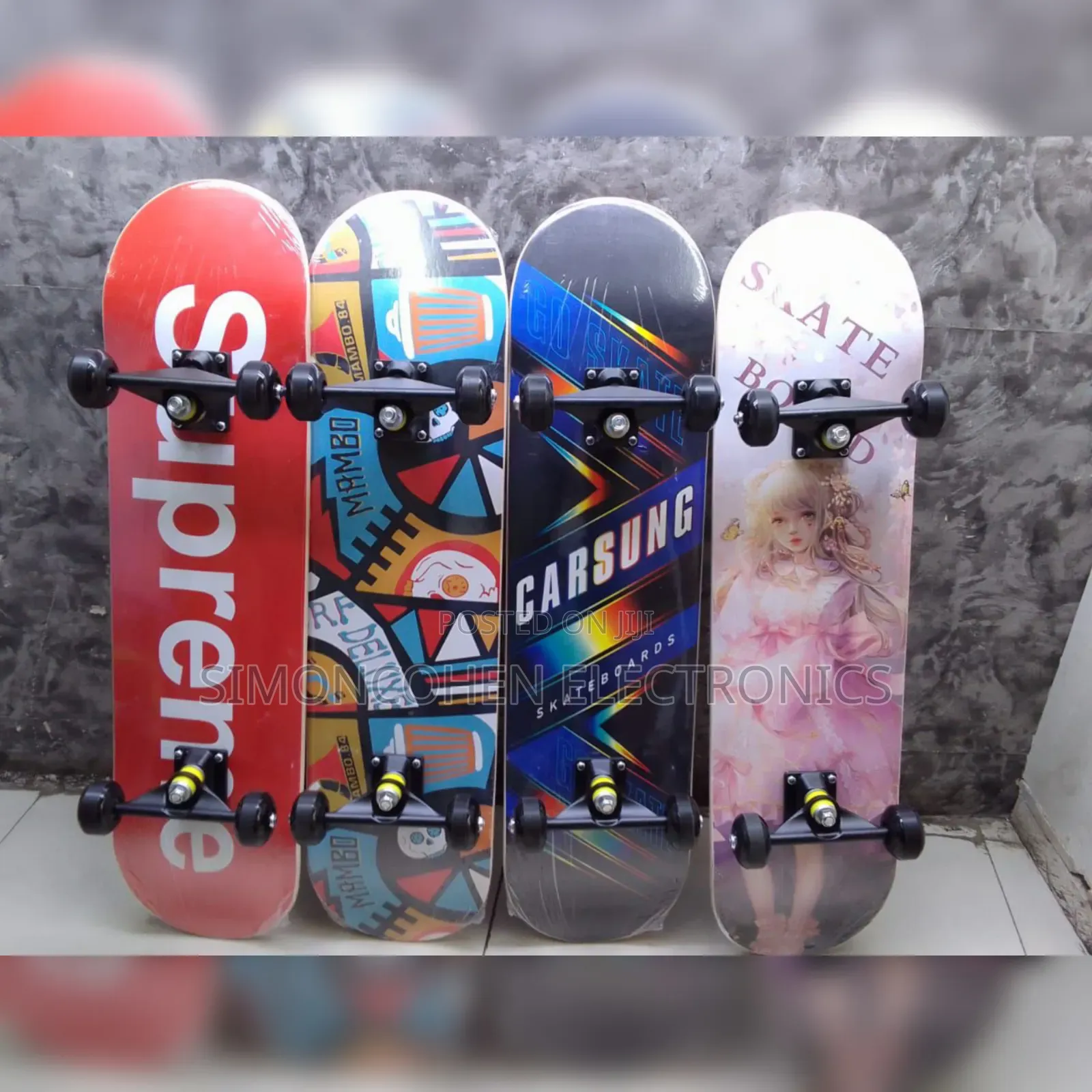 Graphic Long Skate Board