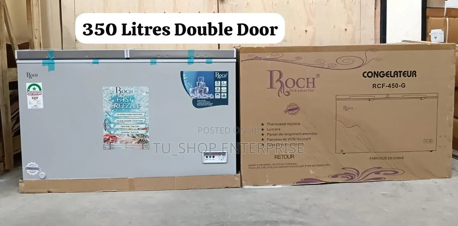 Freezer! 350 Litres Roch Chest Freezer With Co