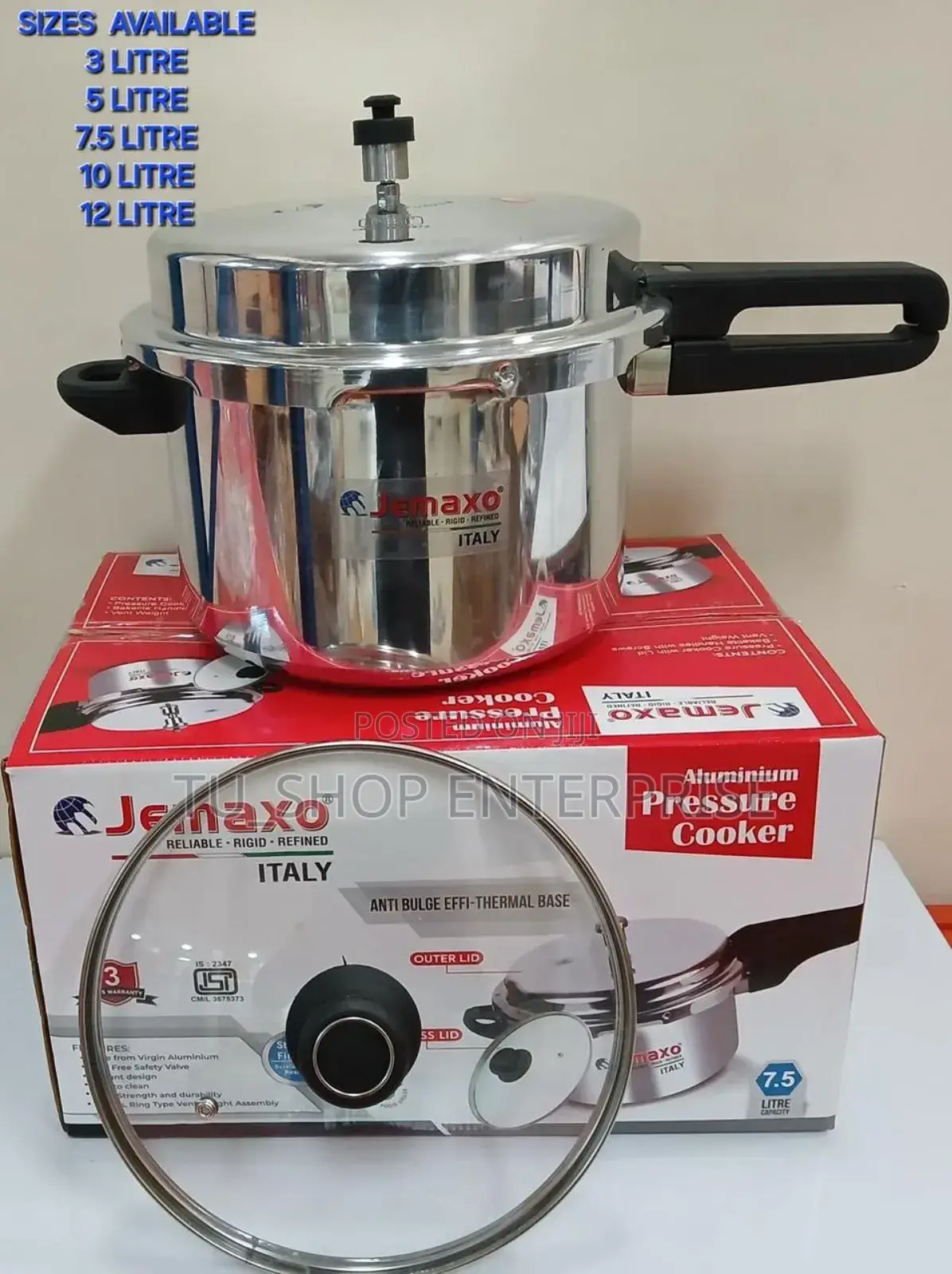 Pressure Cooker!!Jemaxo Aluminium One Handle