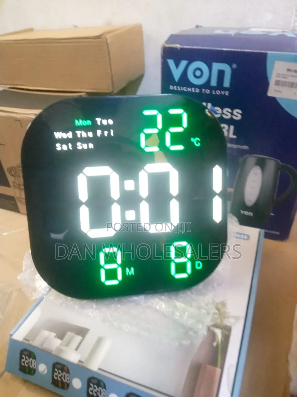 Smart Display Clock for Office or Home Wall Use