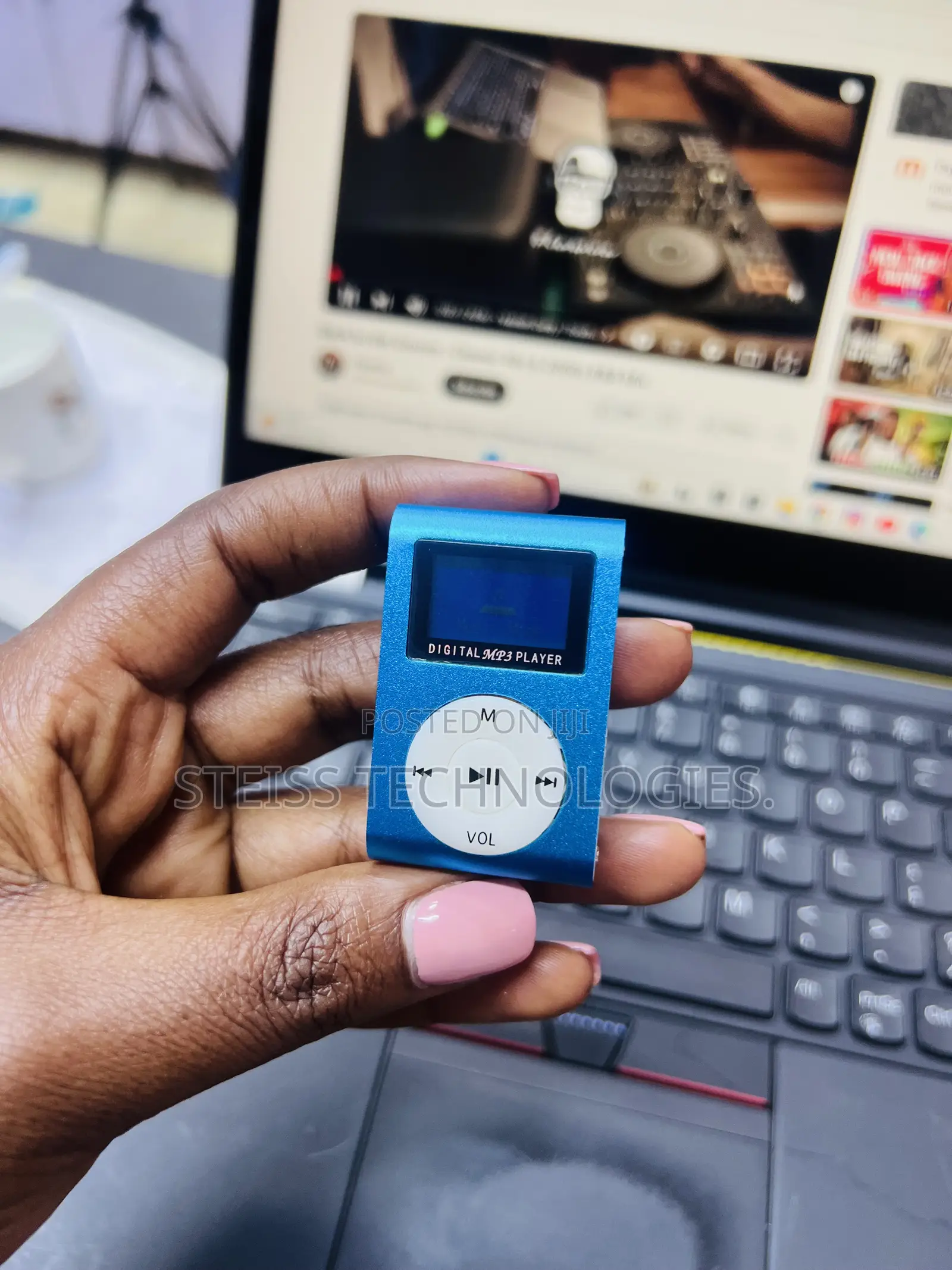 Portable Mp3 Player Blue