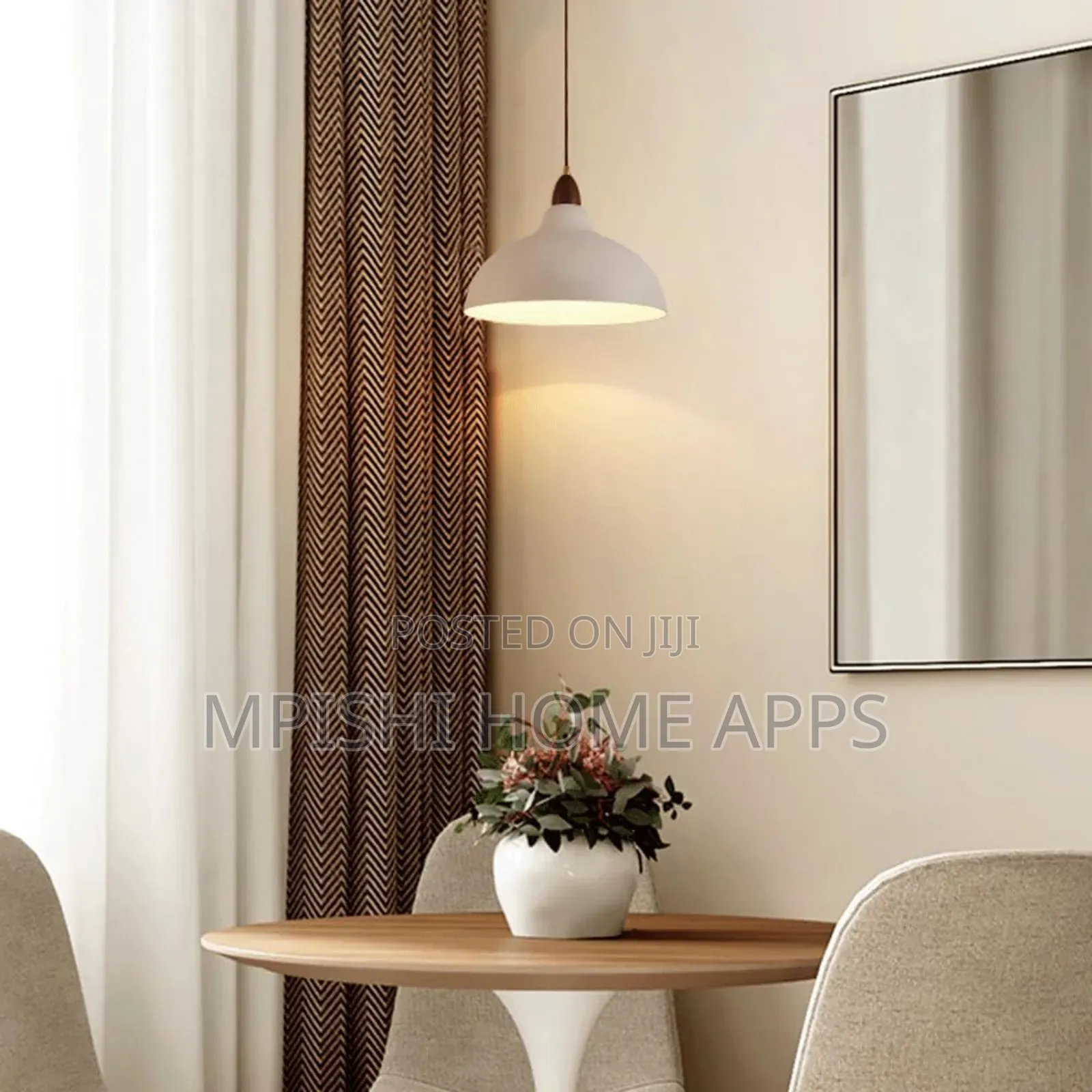 Minimalist Style Pendant Light - White