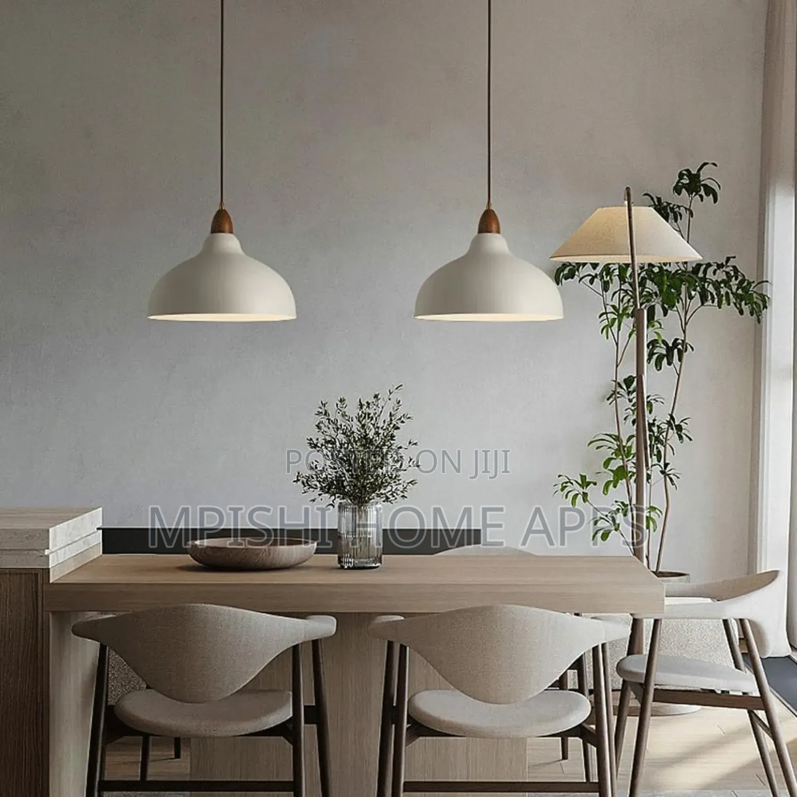 Minimalist Style Pendant Light - White