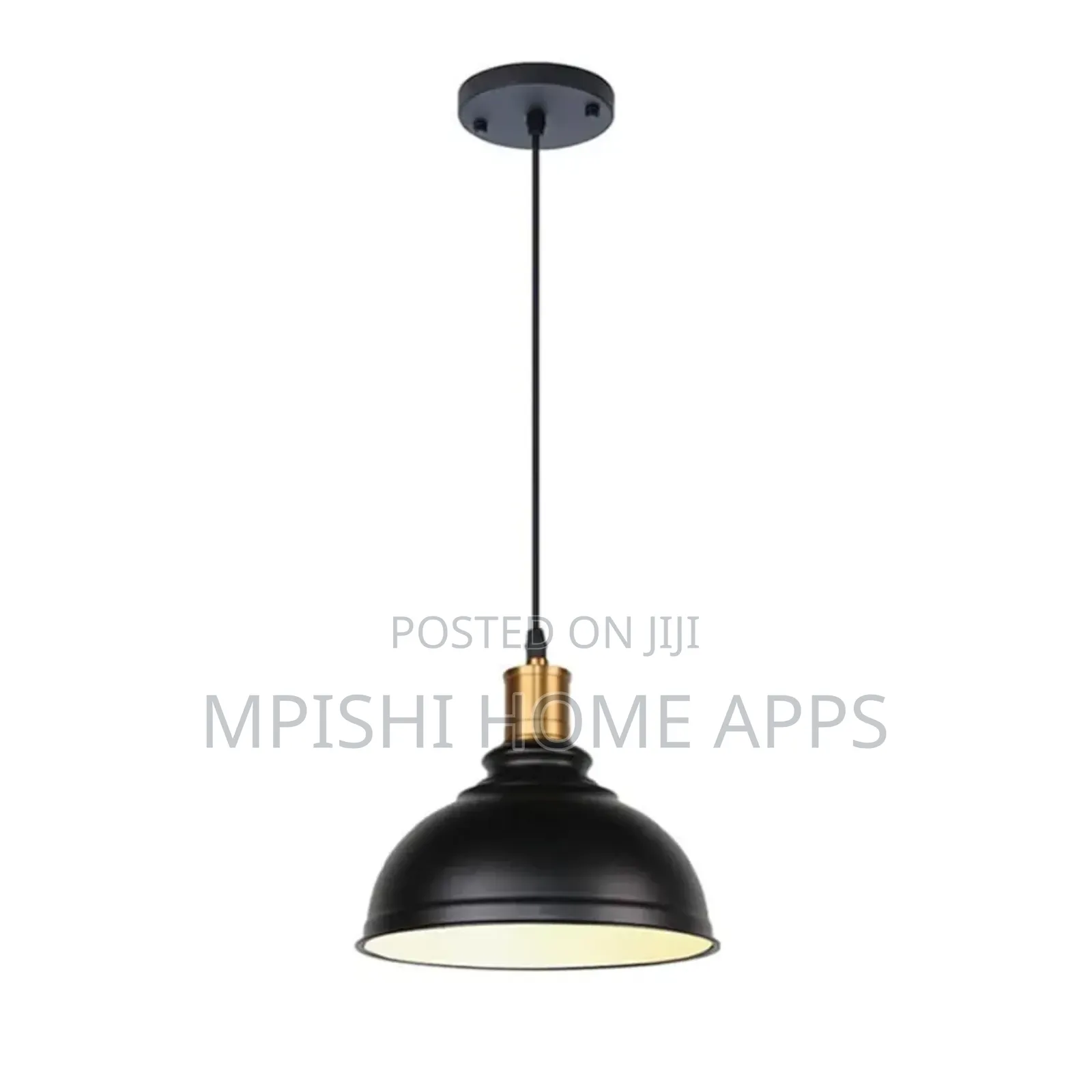 Black Pendant Light