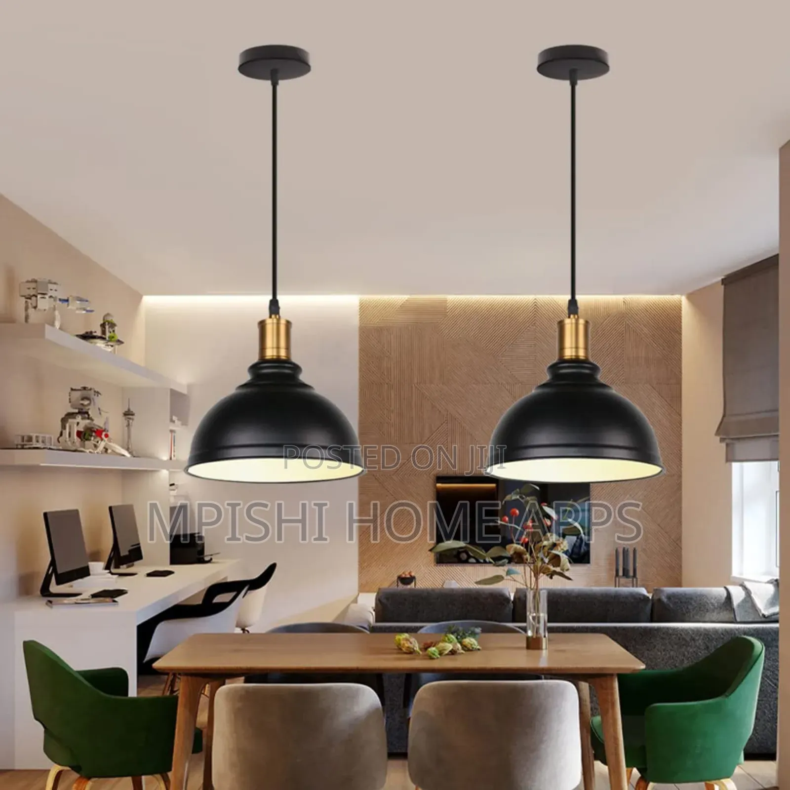 Black Pendant Light