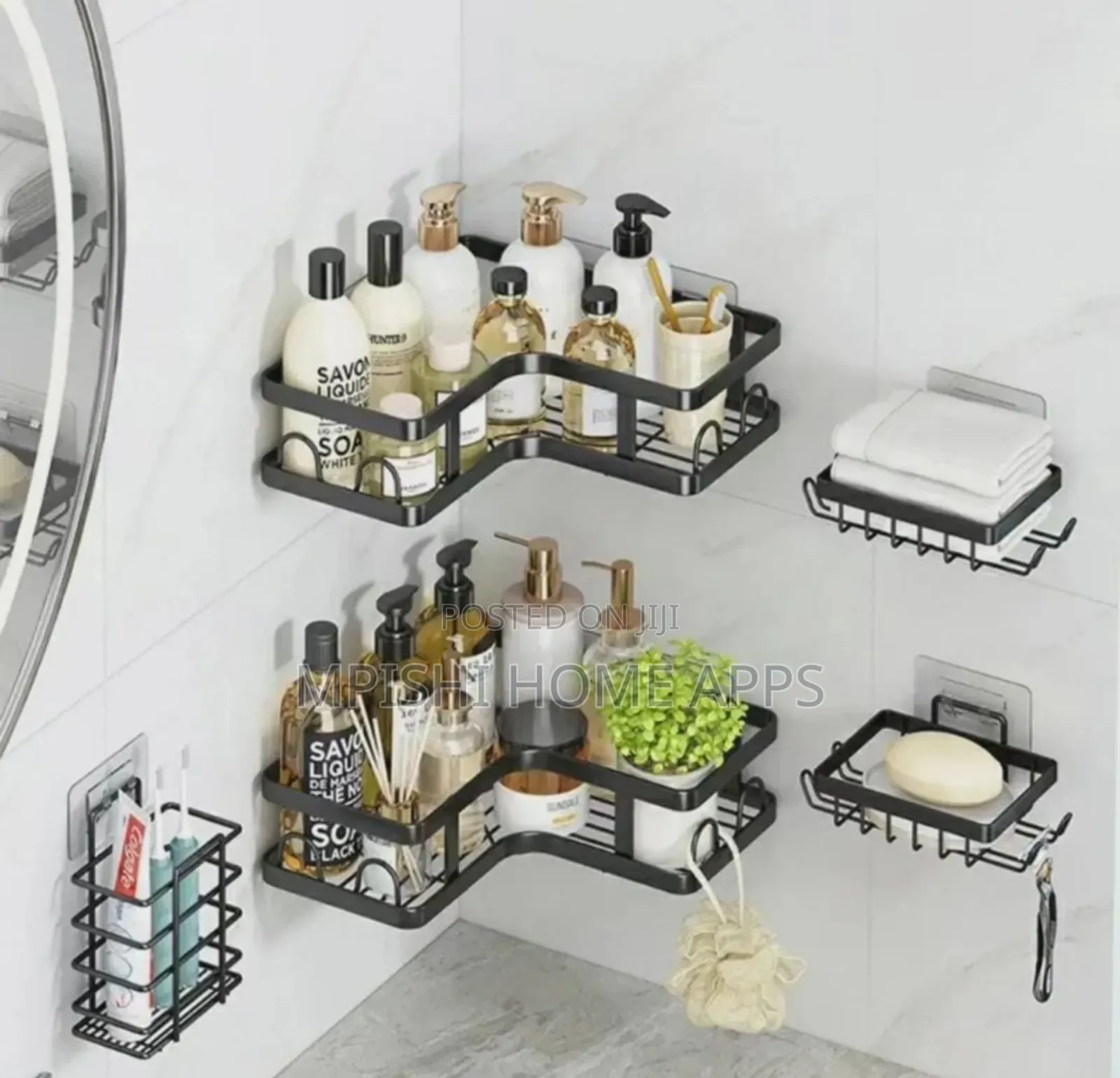 5 in 1 Bathroom Shelf Organizer