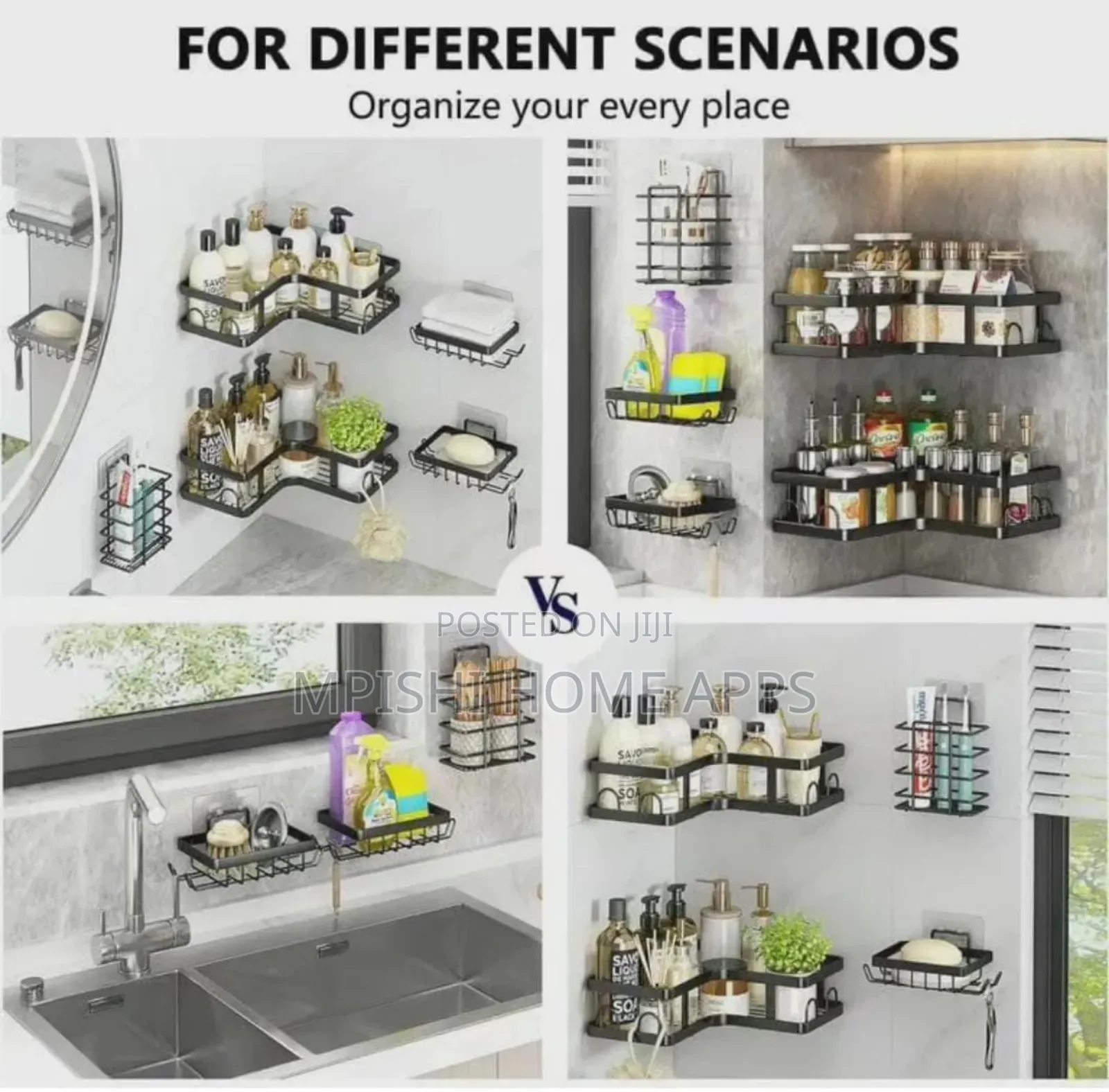 5 in 1 Bathroom Shelf Organizer