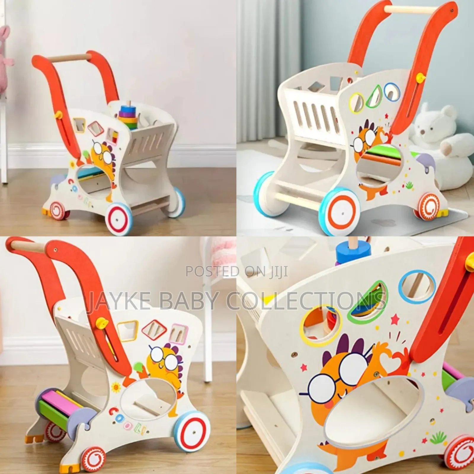 Multi-Functional Wooden Baby Walker – Learn to Walk