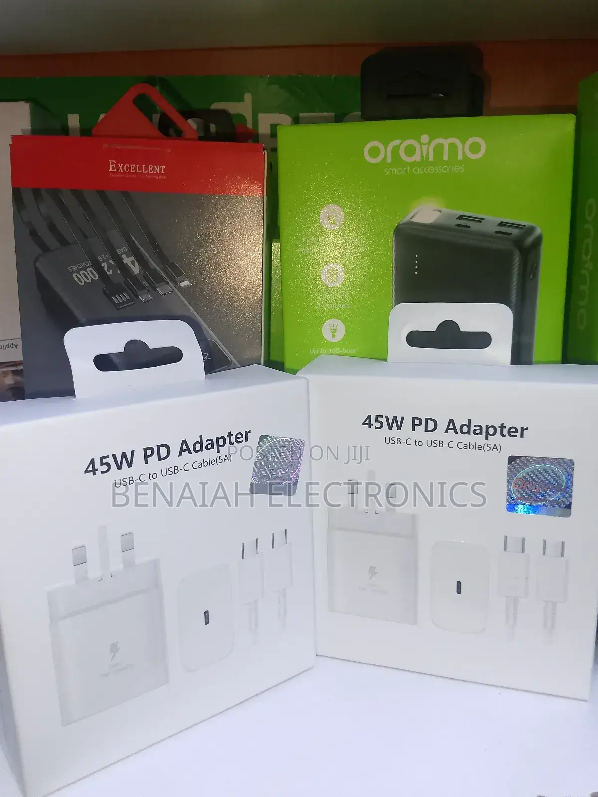 Original Samsung Fast Charger 45 Watts, One Meter Cable (5a)