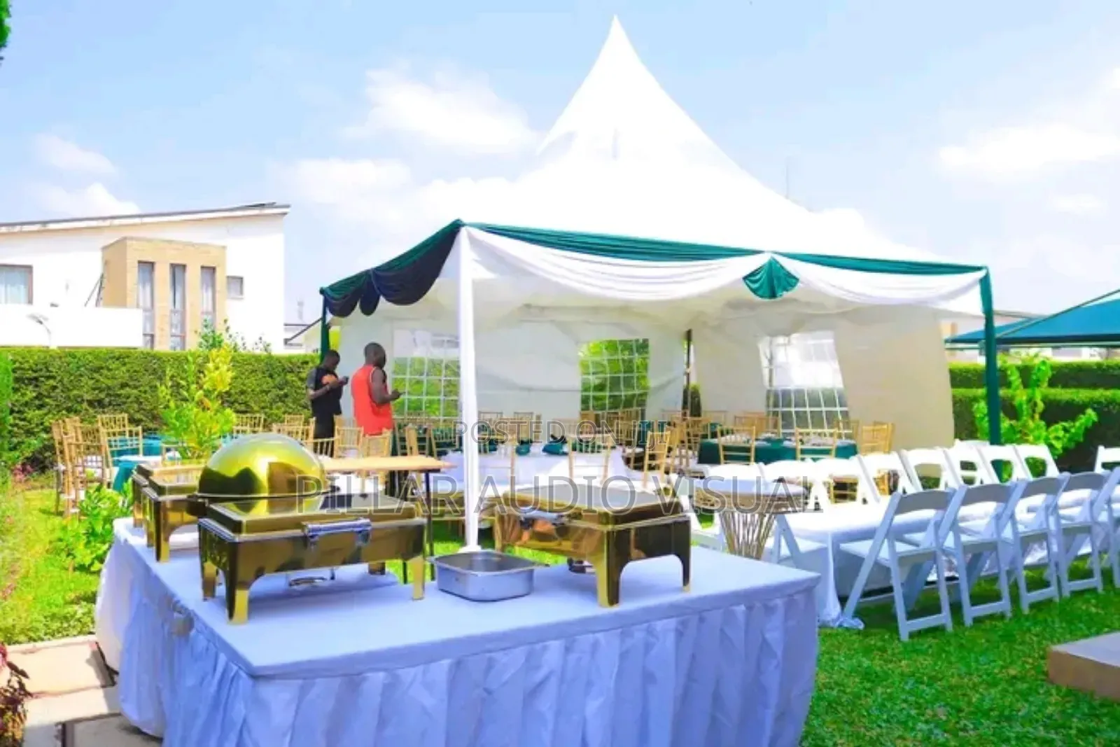 The Foldable Clean Seats/Chairs, the Tents Tables Hire