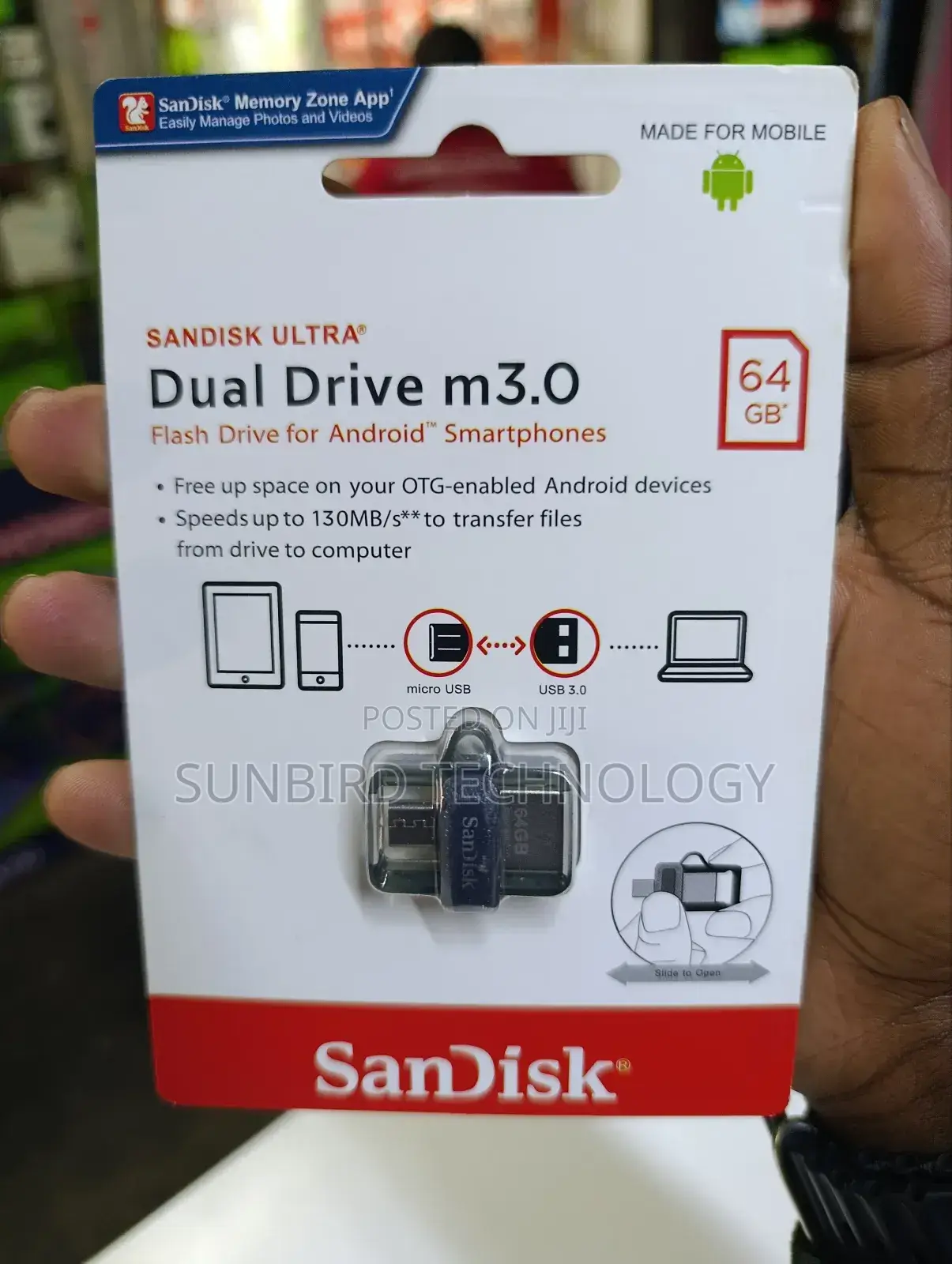 Sandisk Otg Ultra 3.0 64gb Flashdisk.