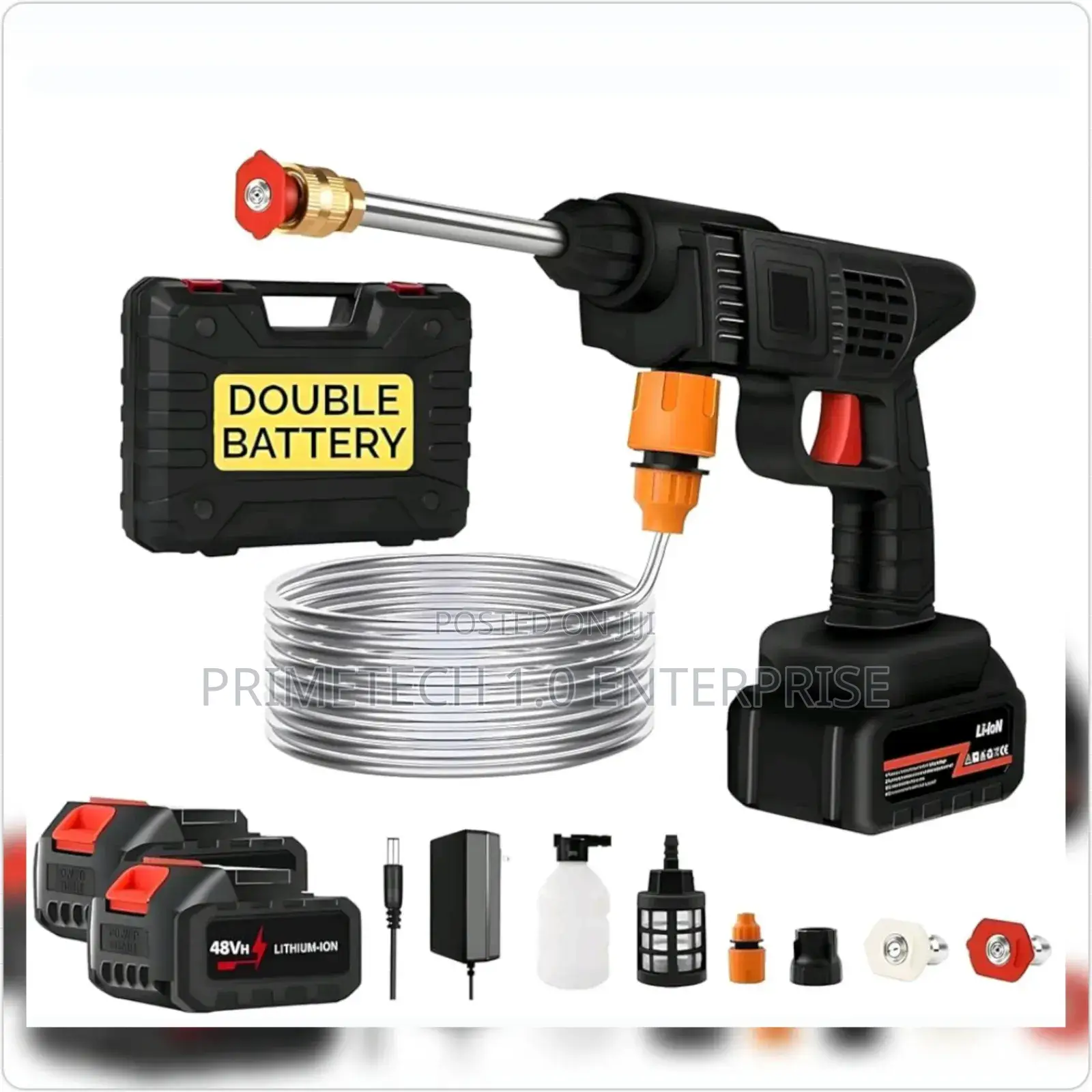 Double Battery Cordless Car Wash Spray Gun