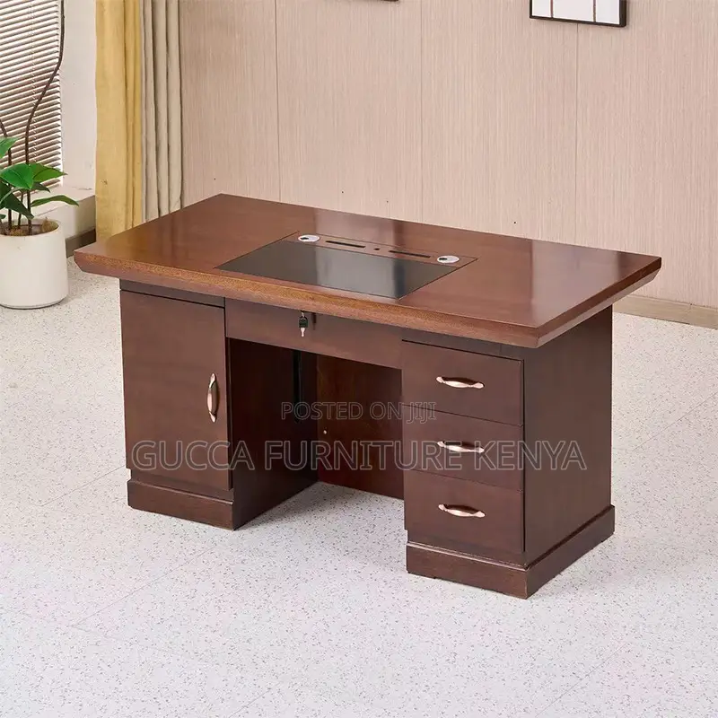Office Desk:1.2mexecutive Simple Veneer Office Employee Desk